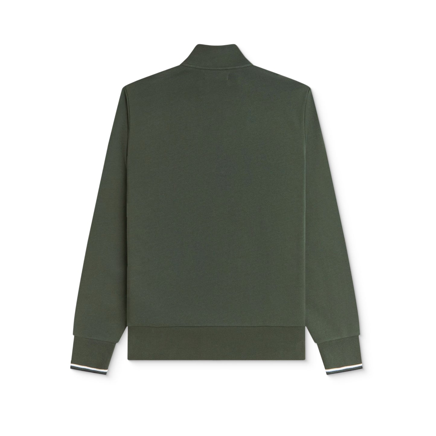 Fred Perry Half-Zip Sweatshirt Court Green/Snow White/Navy - M3574-53A