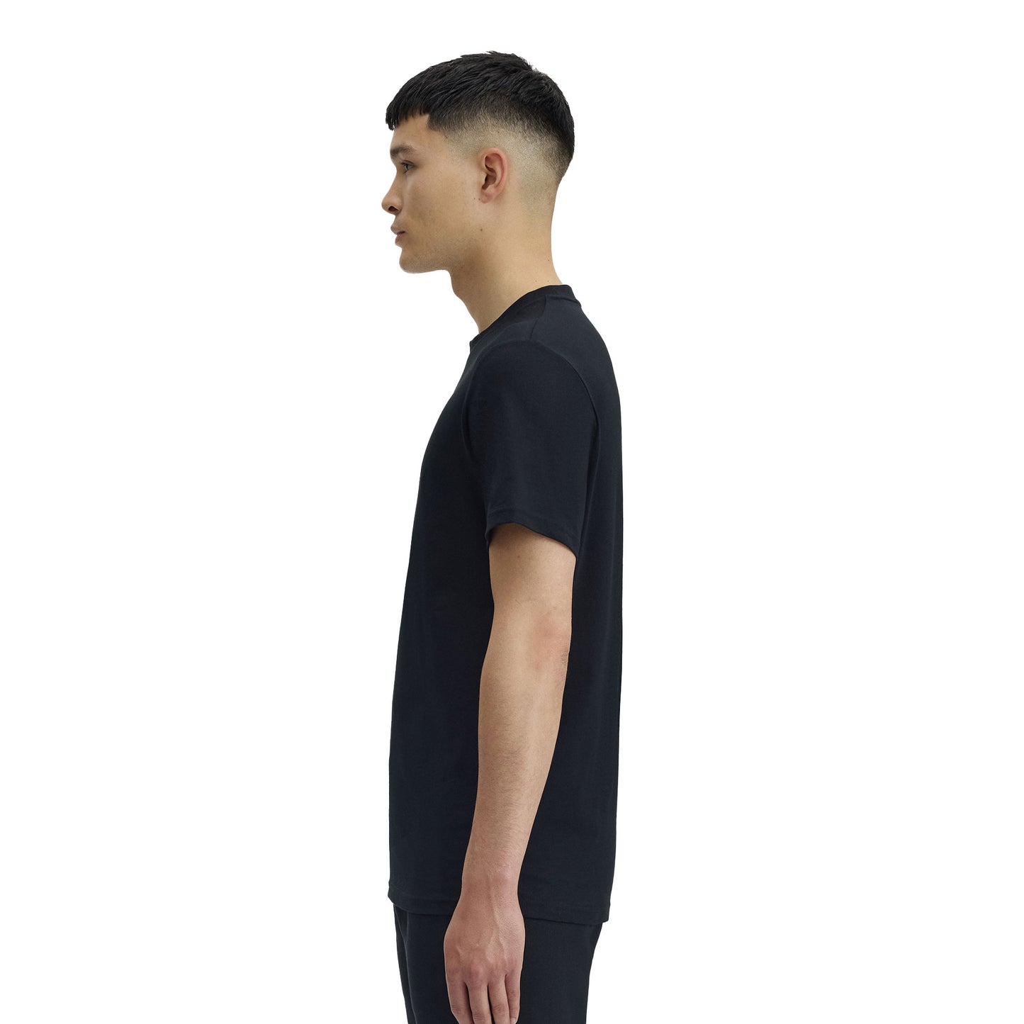 Fred Perry Embroidered T-Shirt Black