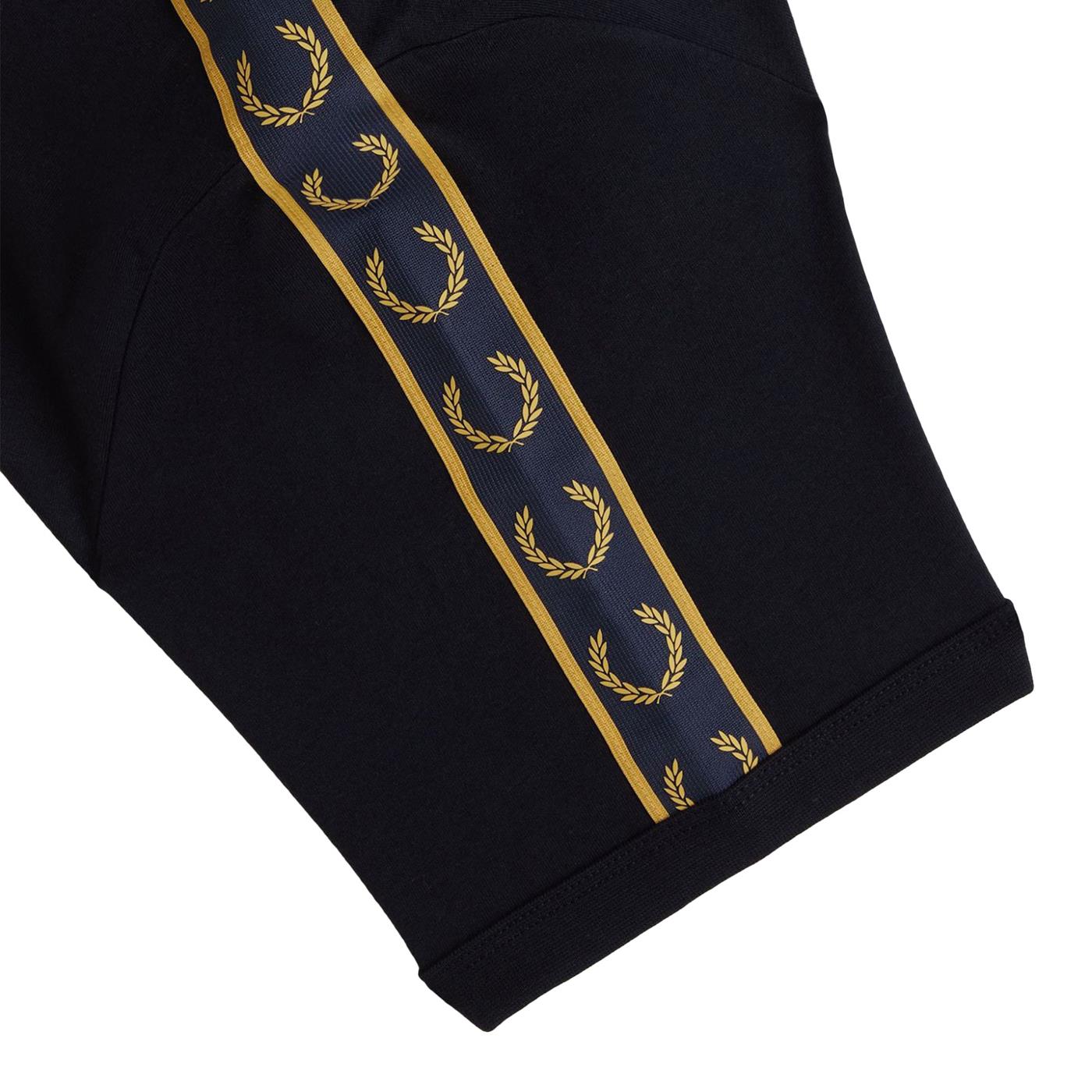 Fred Perry Contrast Tape Ringer T-Shirt Navy/Honeycomb - M4613-W75