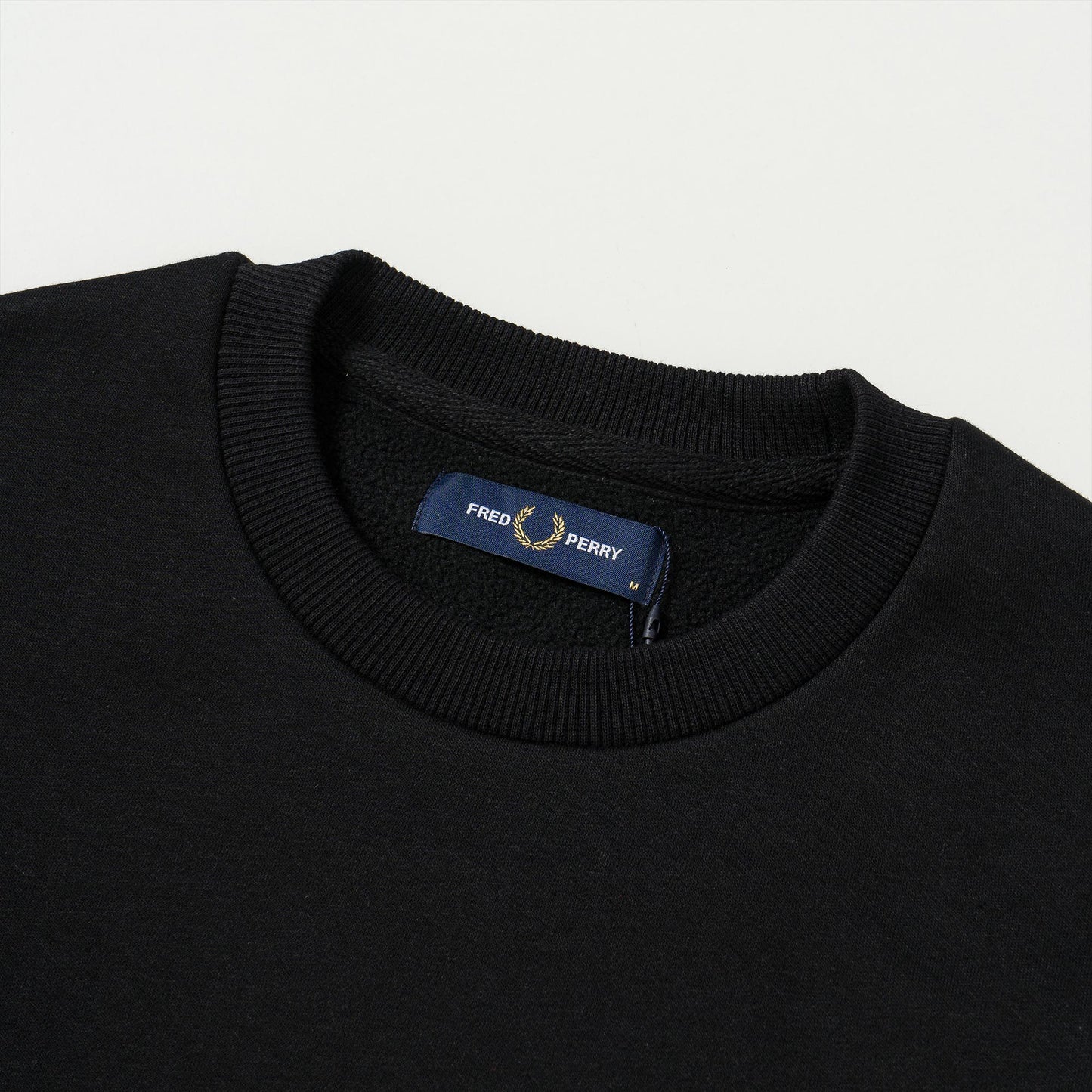 Fred Perry Embroidered Sweatshirt Black