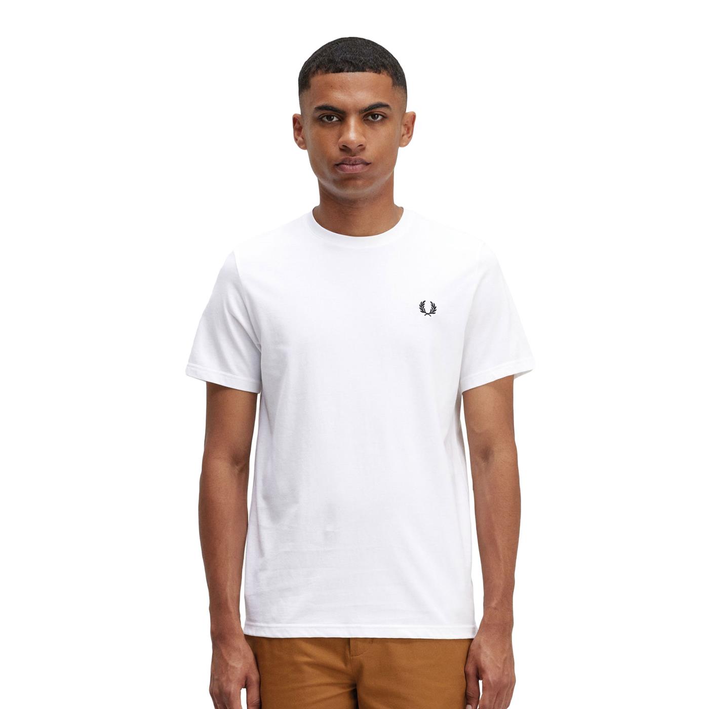 Fred Perry Back Graphic T-Shirt White - M5631-100