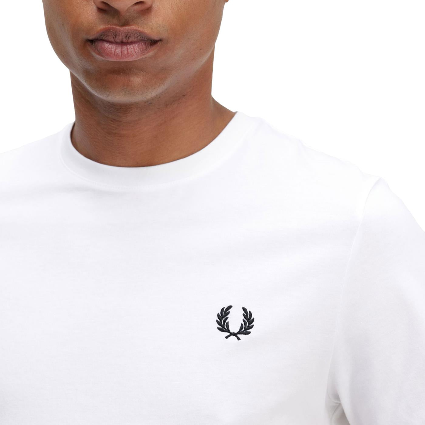 Fred Perry Back Graphic T-Shirt White - M5631-100
