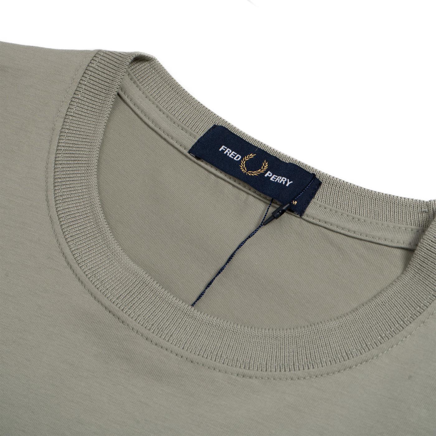 Fred Perry Printed Laurel Wreath T-Shirt Seagrass - M5677-M37