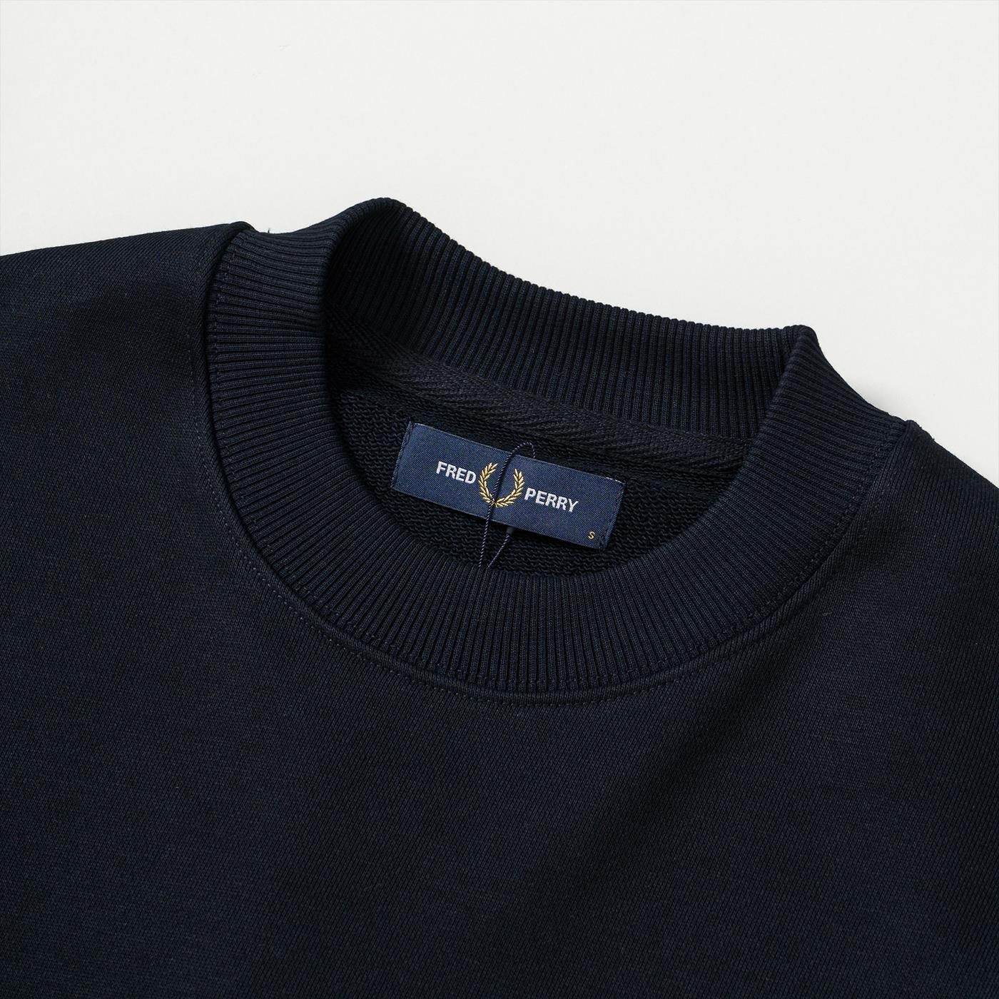Fred Perry Crewneck Sweatshirt Navy - M7535-248