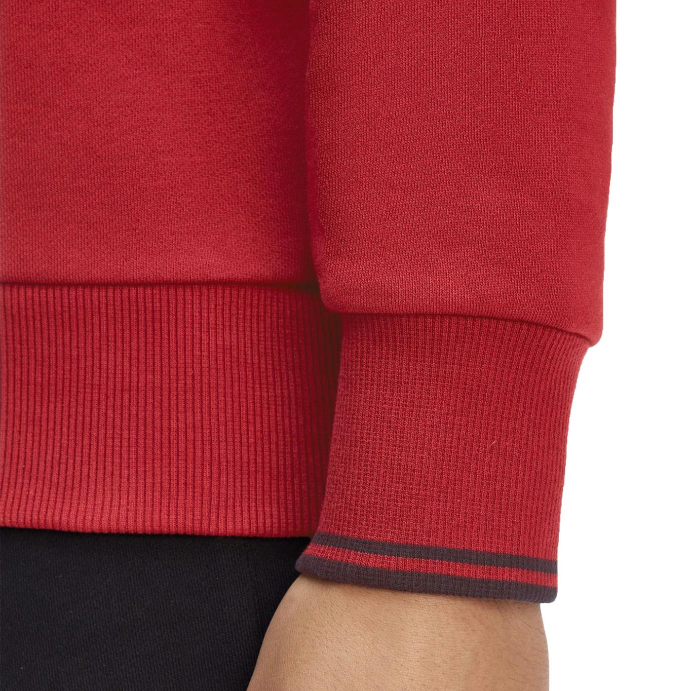 Fred Perry Crewneck Sweatshirt Burnt Red - M7535-M02