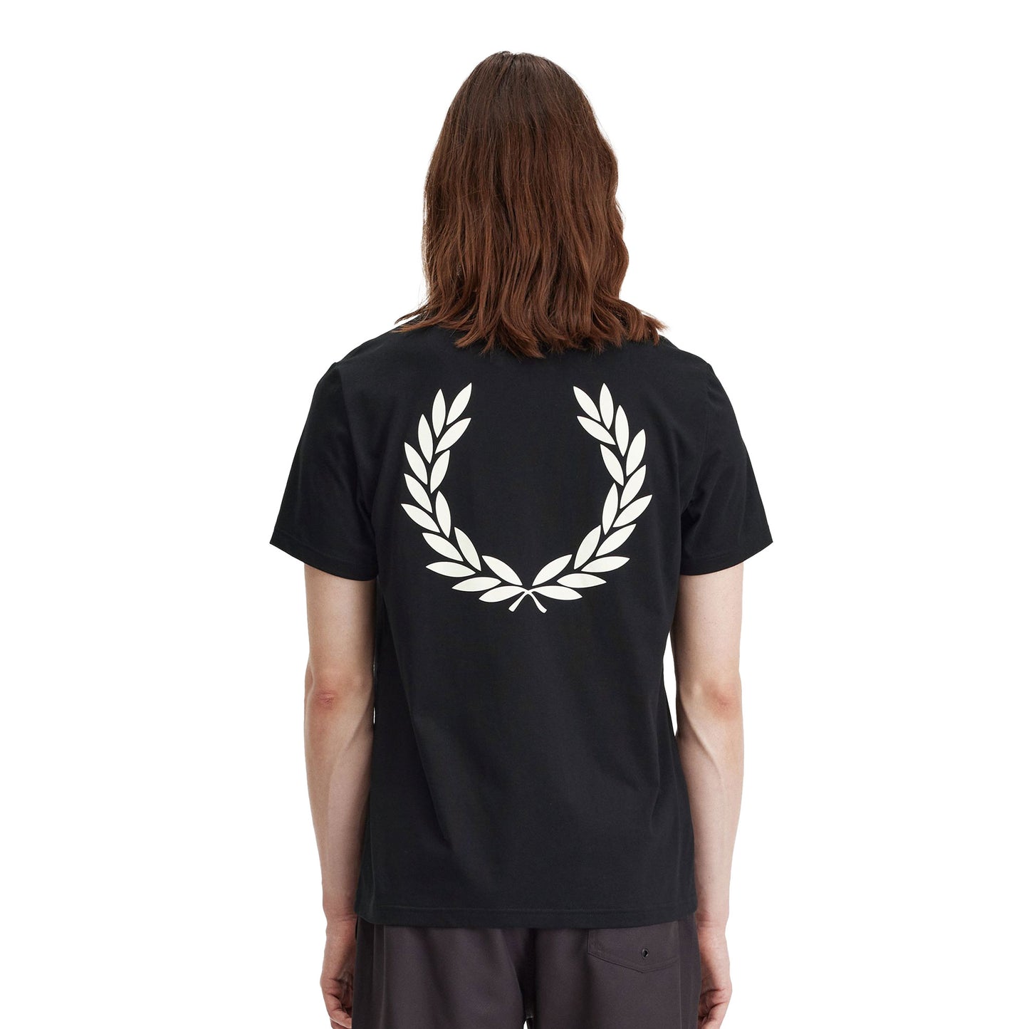 Fred Perry Laurel Wreath Graphic T-Shirt Black - M7784-102