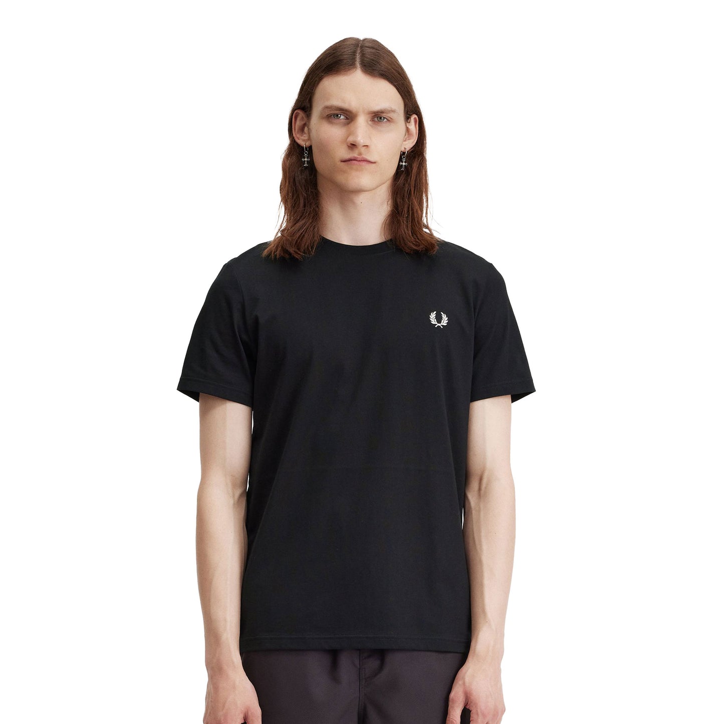 Fred Perry Laurel Wreath Graphic T-Shirt Black - M7784-102