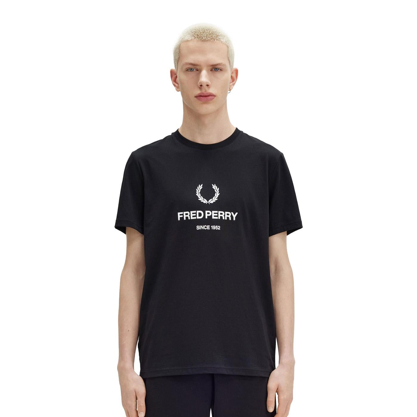 Fred Perry Graphic T-Shirt Black - M8588-102