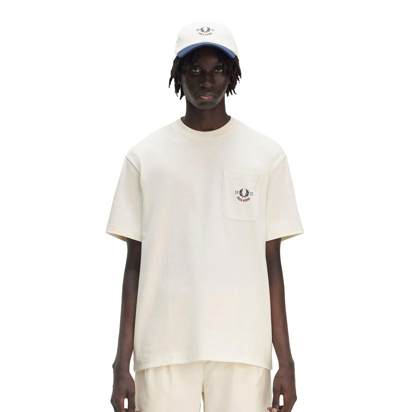 Fred Perry Relaxed 1952 T-Shirt Ecru - M9827-560