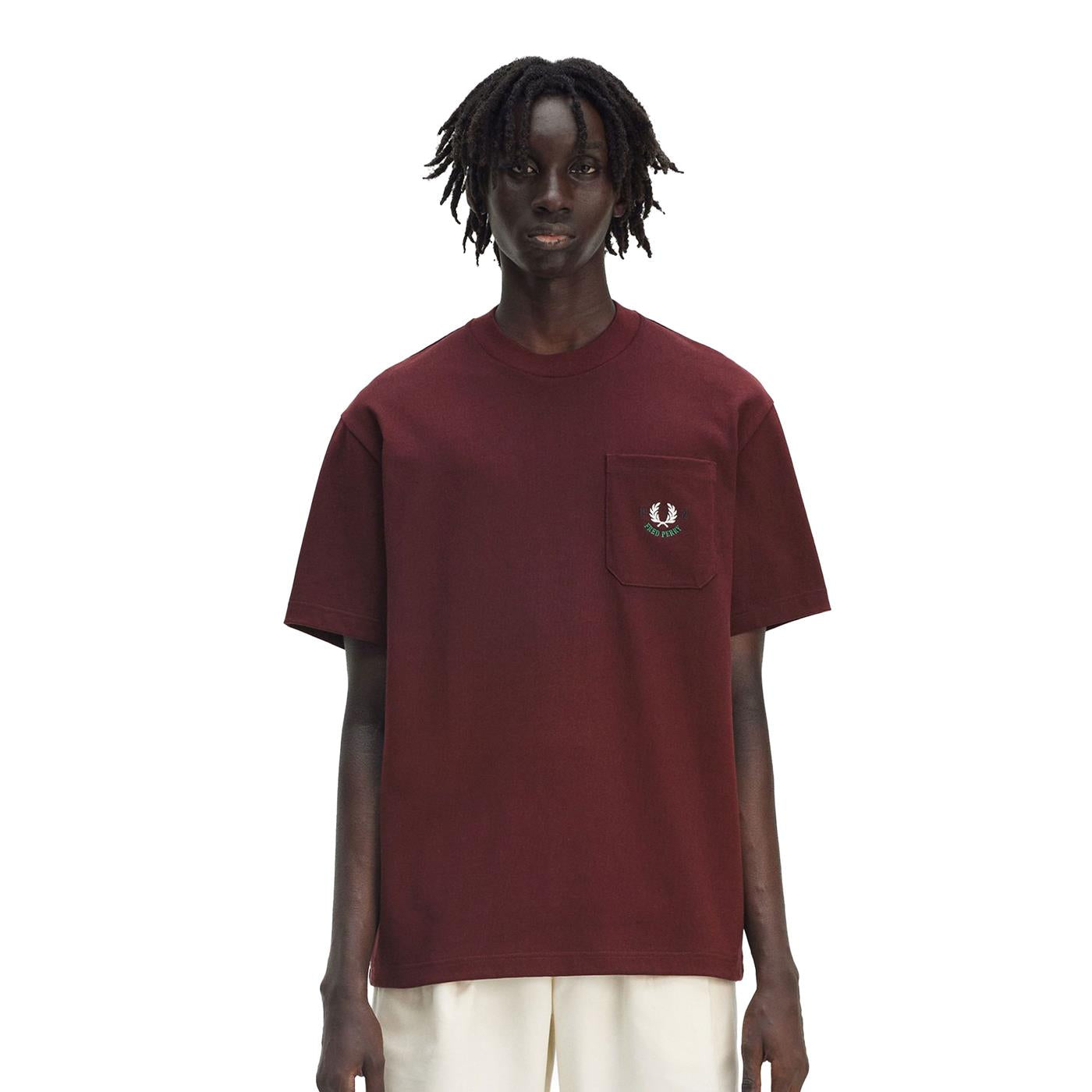 Fred Perry Relaxed 1952 T-Shirt Oxblood - M9827-597