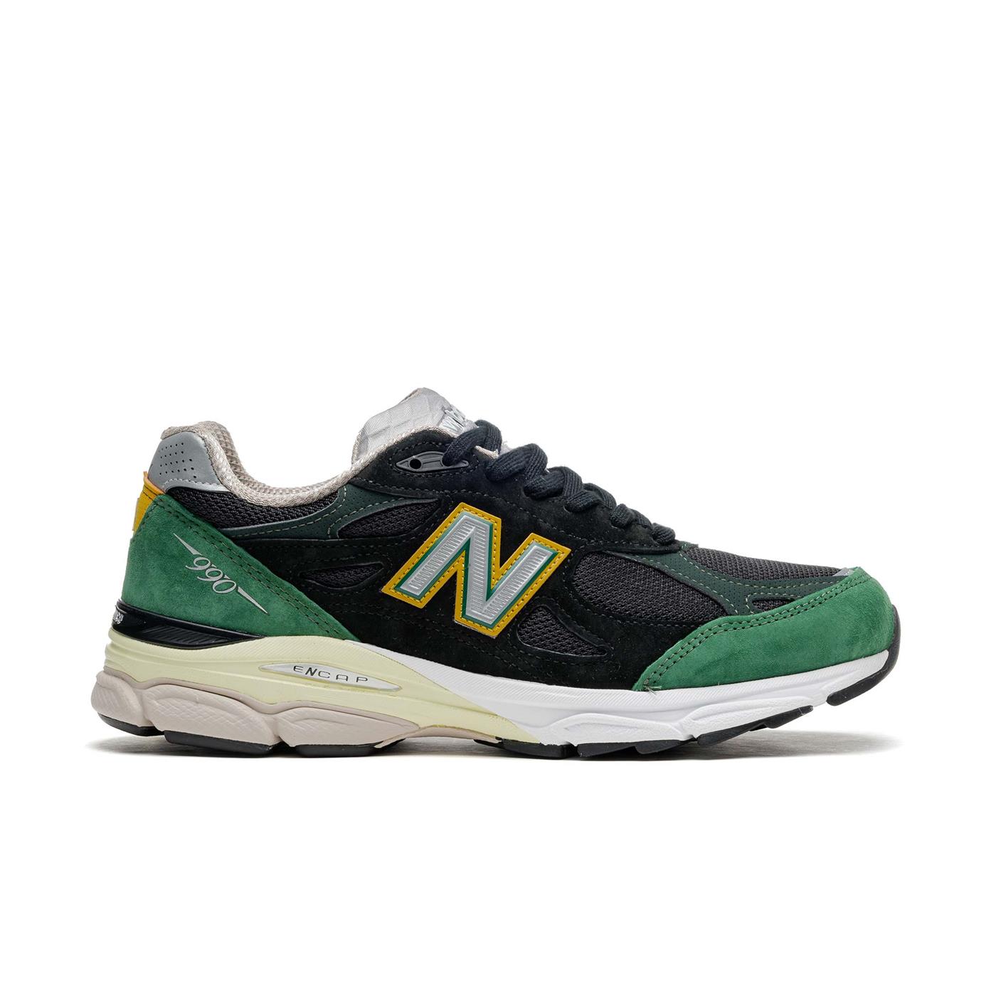 New Balance 990v3 Black/Green - M990CP3