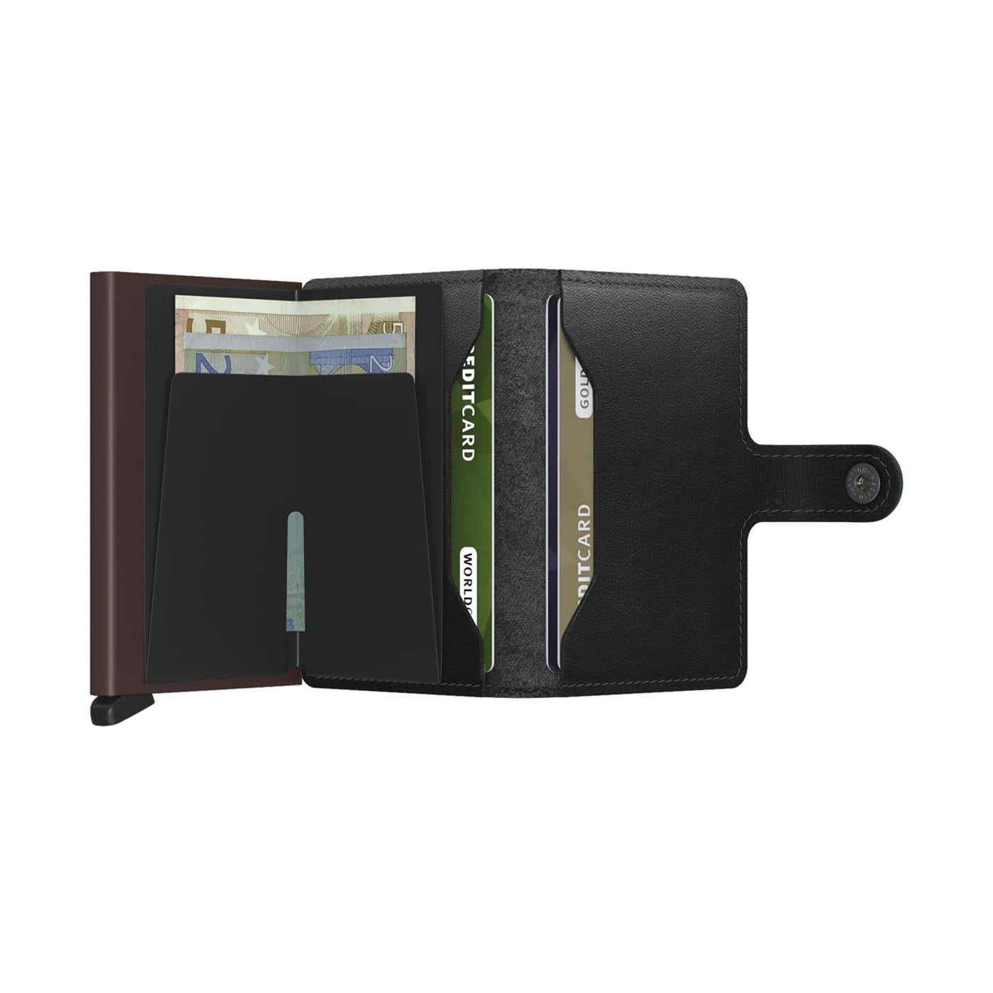 Secrid Miniwallet Original Black/Brown - MBLACKBROWN