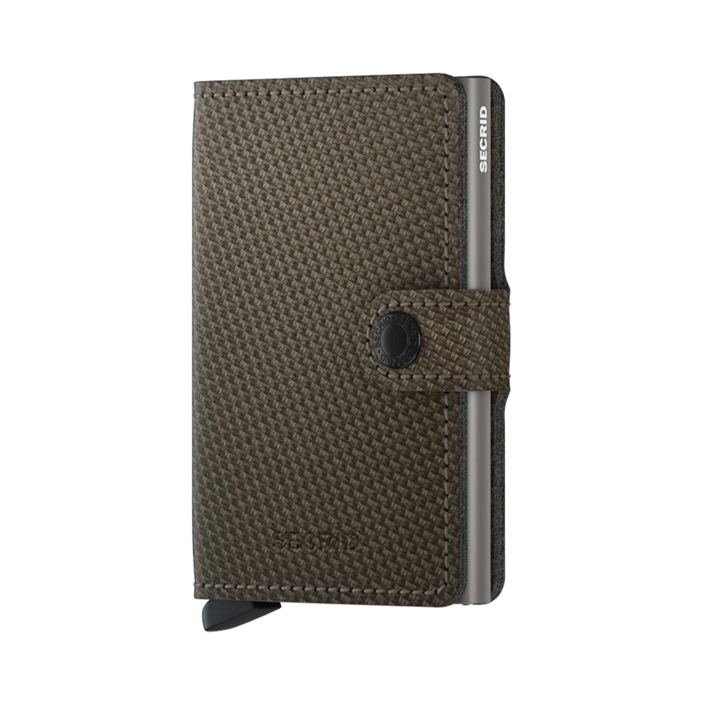 Secrid Miniwallet Carbon Khaki - MCAKHAKI