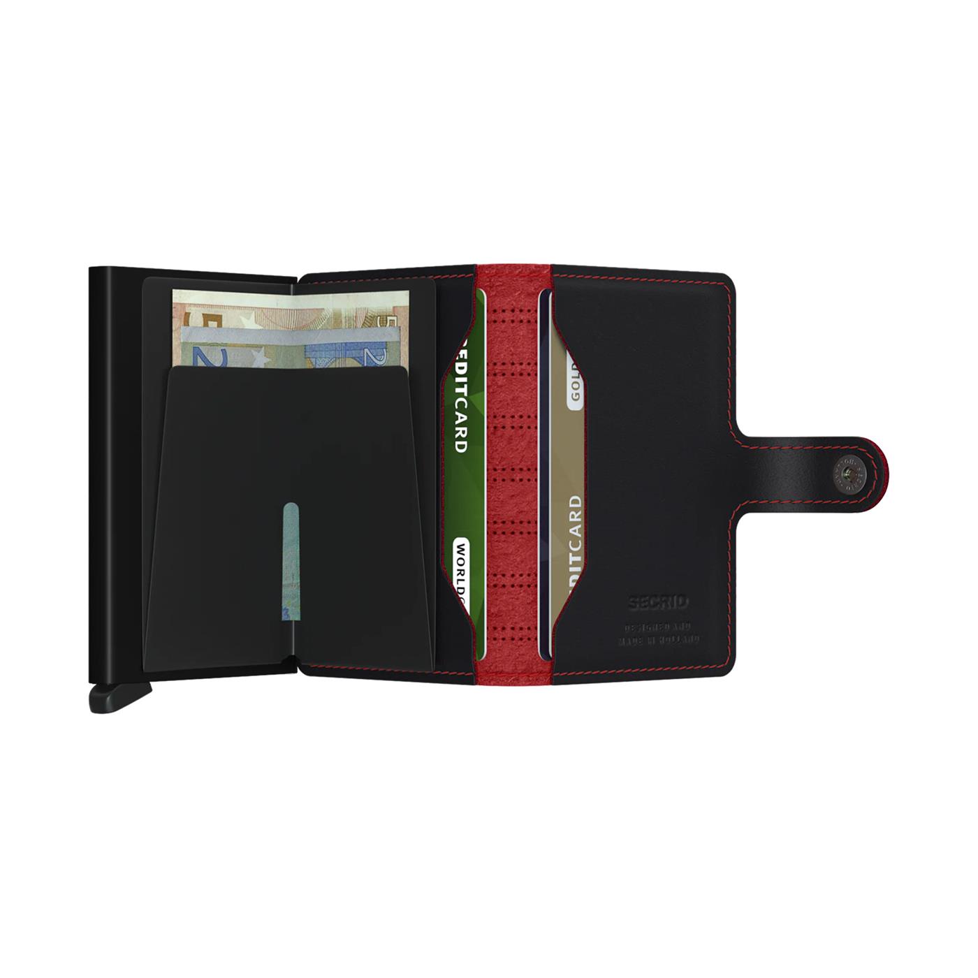 Secrid Miniwallet Fuel Black/Red - MFUBLACKRED