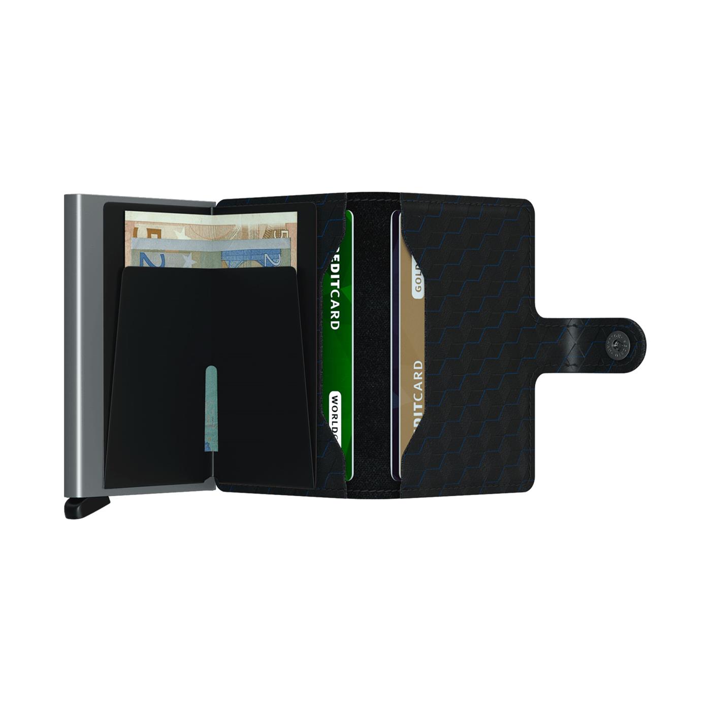 Secrid Miniwallet Optical Black/Titanium - MOPBLACKTITANIUM