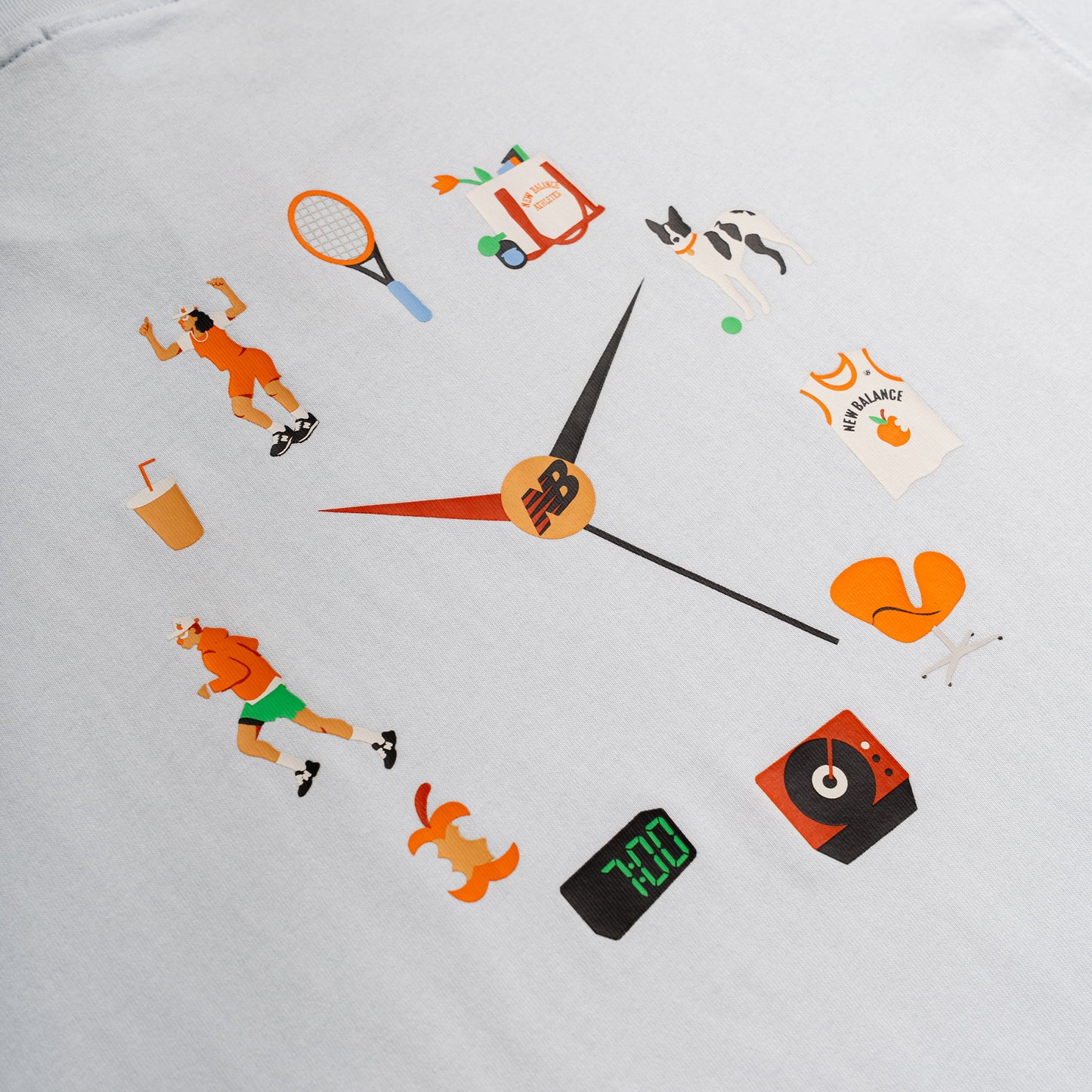 New Balance x Drake Cereal Clock Tee Ice Blue - MT51971-IB