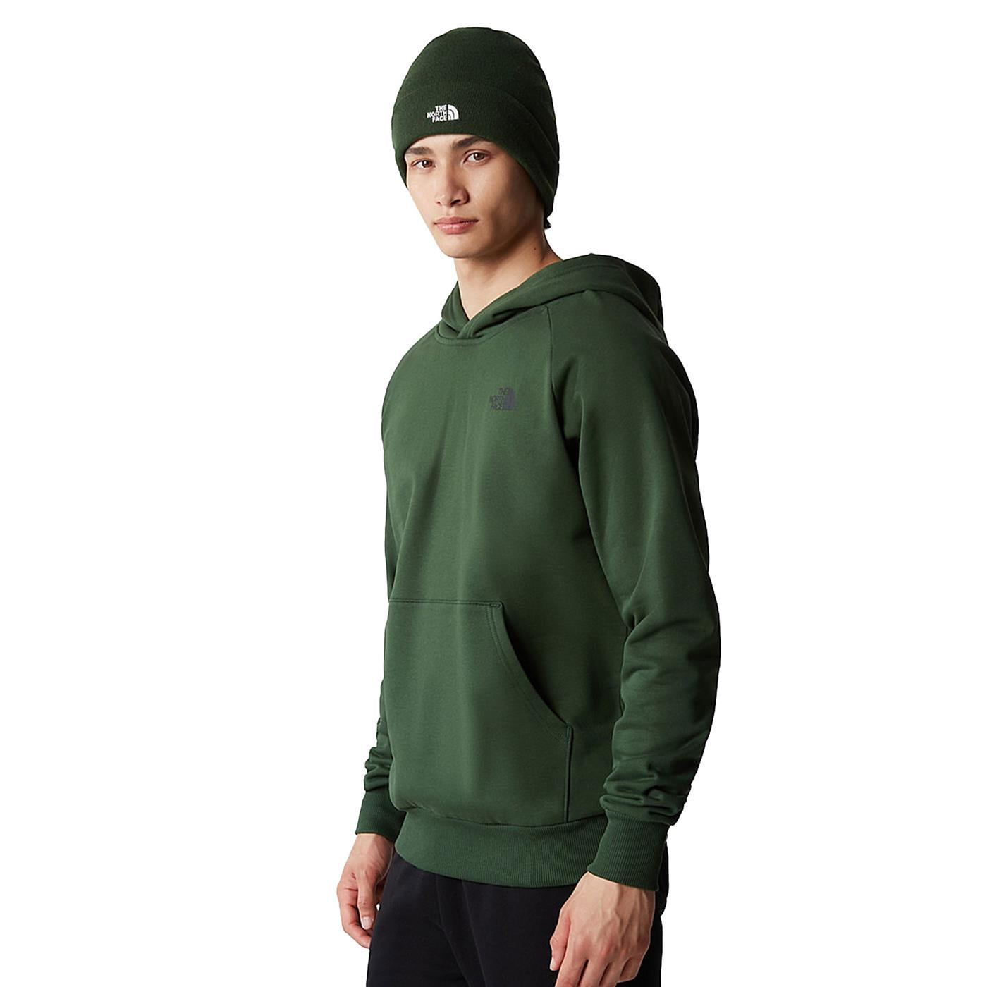 The North Face Raglan Redbox Hood Sweat Pine Needle - NF0A2ZWUI0P1