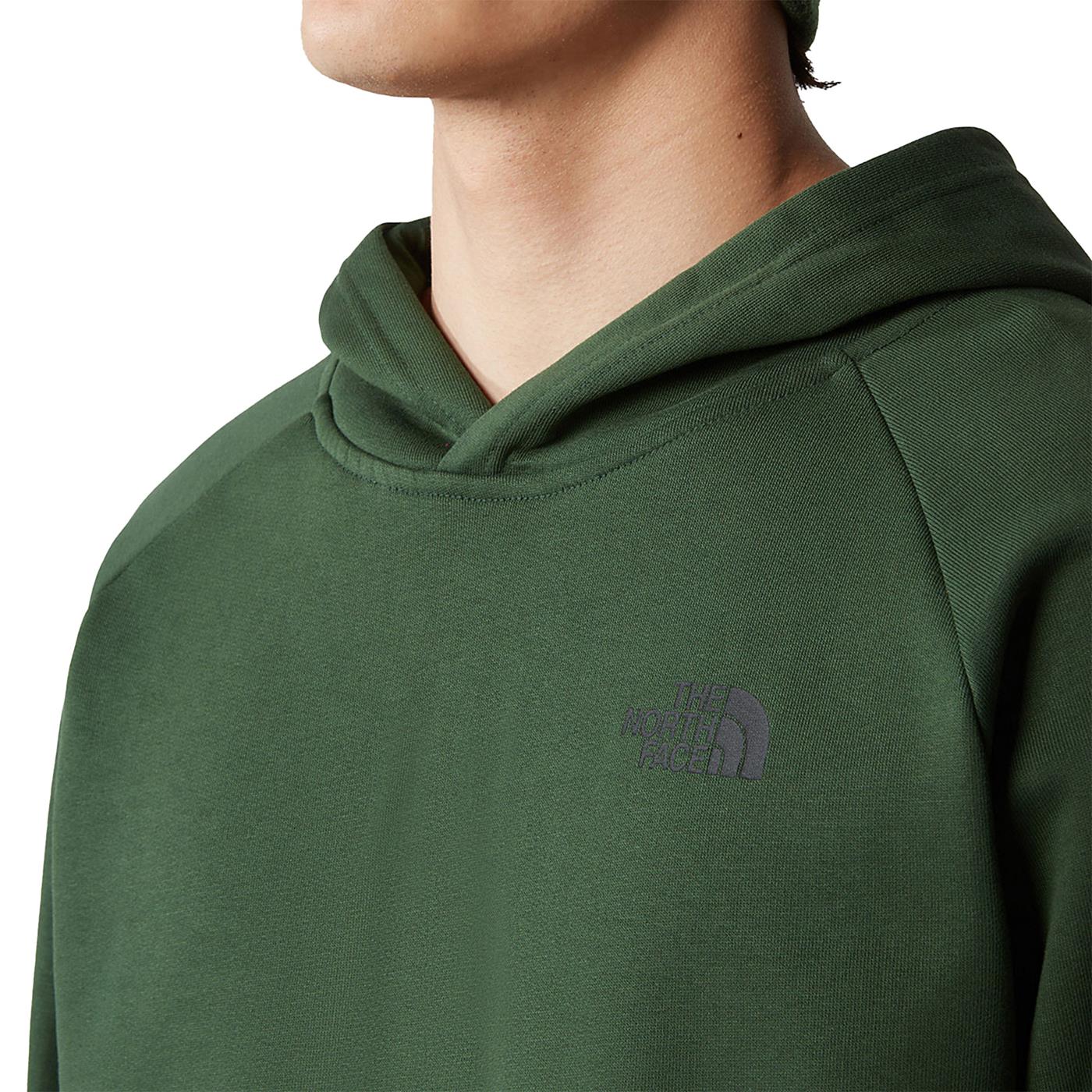 The North Face Raglan Redbox Hood Sweat Pine Needle - NF0A2ZWUI0P1