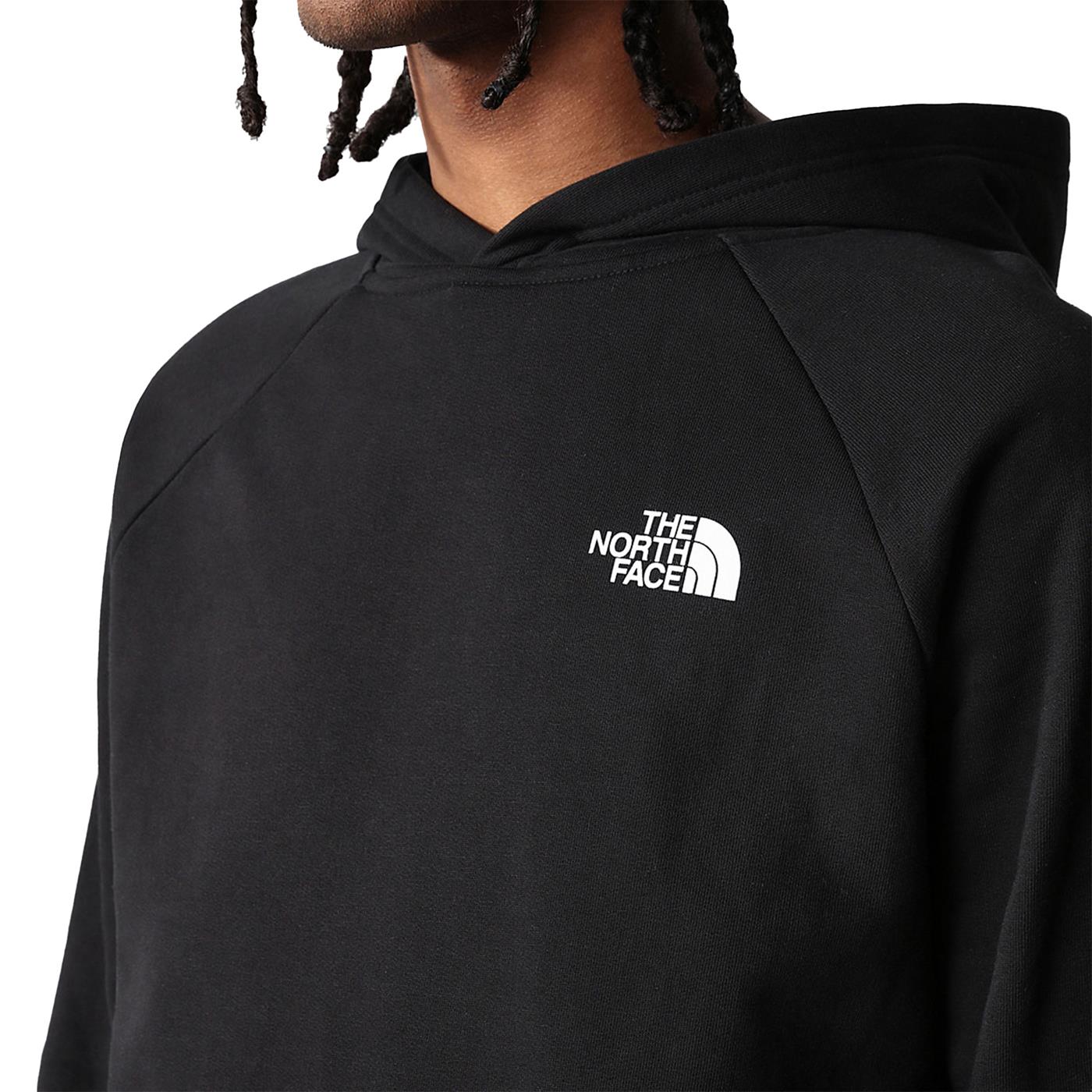 The North Face Raglan Redbox Hood Sweat TNF Black/TNF White - NF0A2ZWUKY41