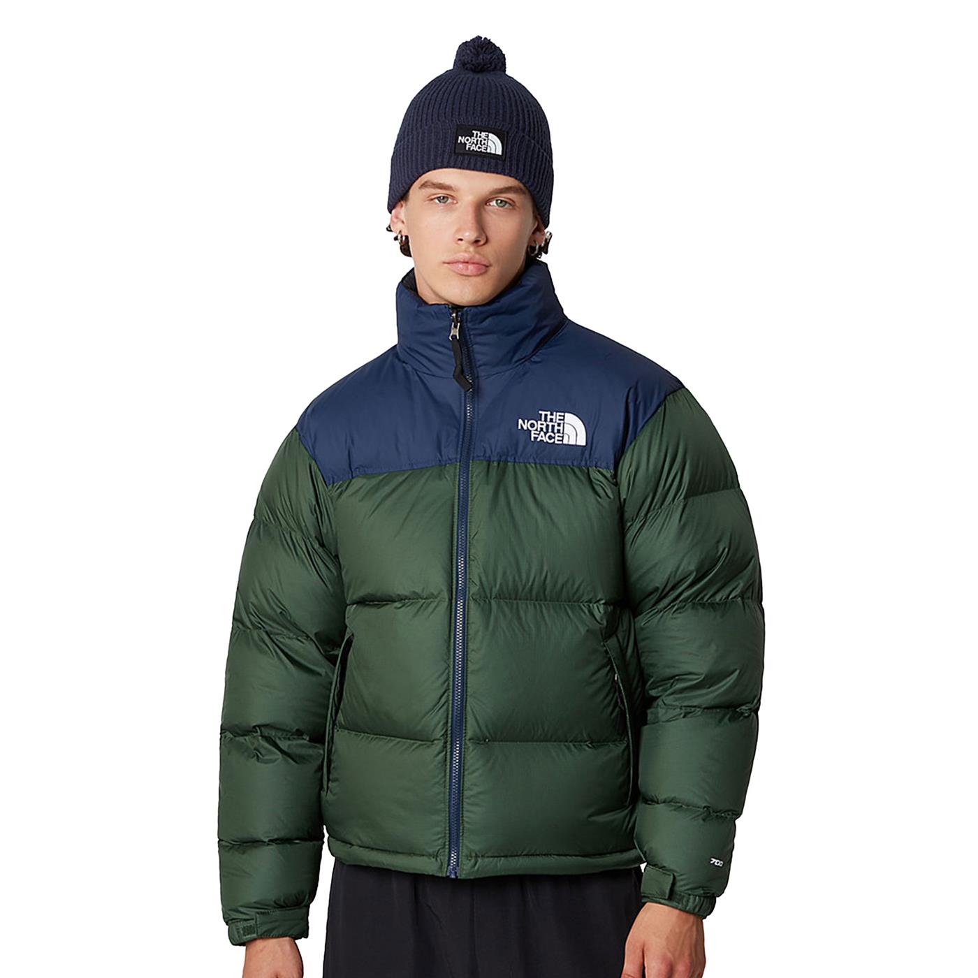 The North Face 1996 Retro Nuptse Jacket Pine Needle/Navy - NF0A3C8DOAS1