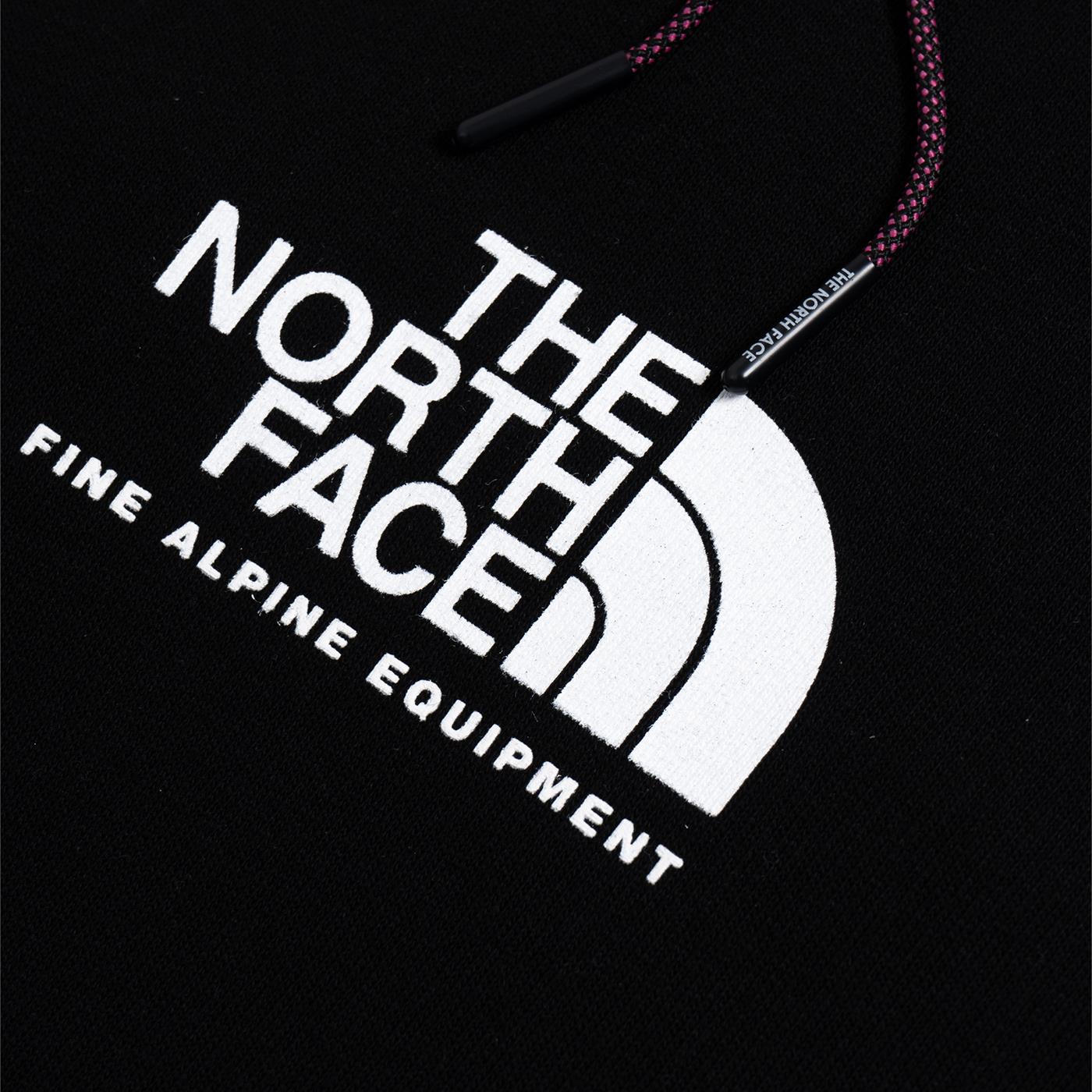 The North Face Fine Alpine Hoodie TNF Black/Purple Cactus - NF0A3XY3UK71