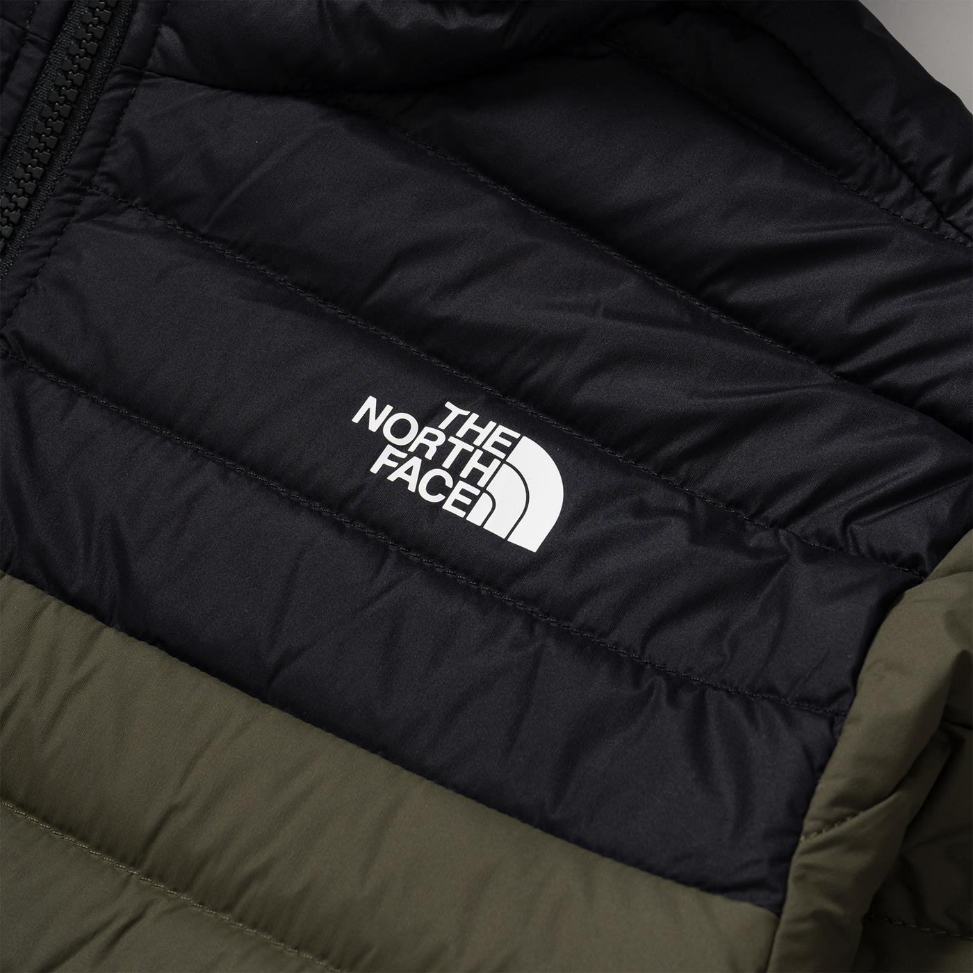 The North Face Stretch Down Hoodie Jacket Taupe Green - NF0A3Y55BQW