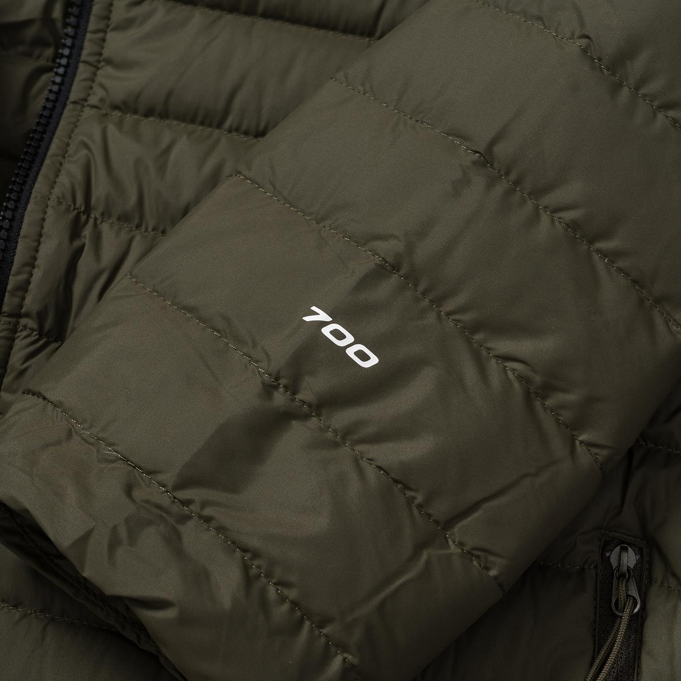 The North Face Stretch Down Hoodie Jacket Taupe Green - NF0A3Y55BQW
