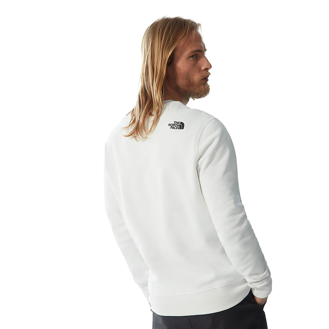 The North Face Drew Peak Crew Sweat TNF White/TNF Black - NF0A4SVRLA91