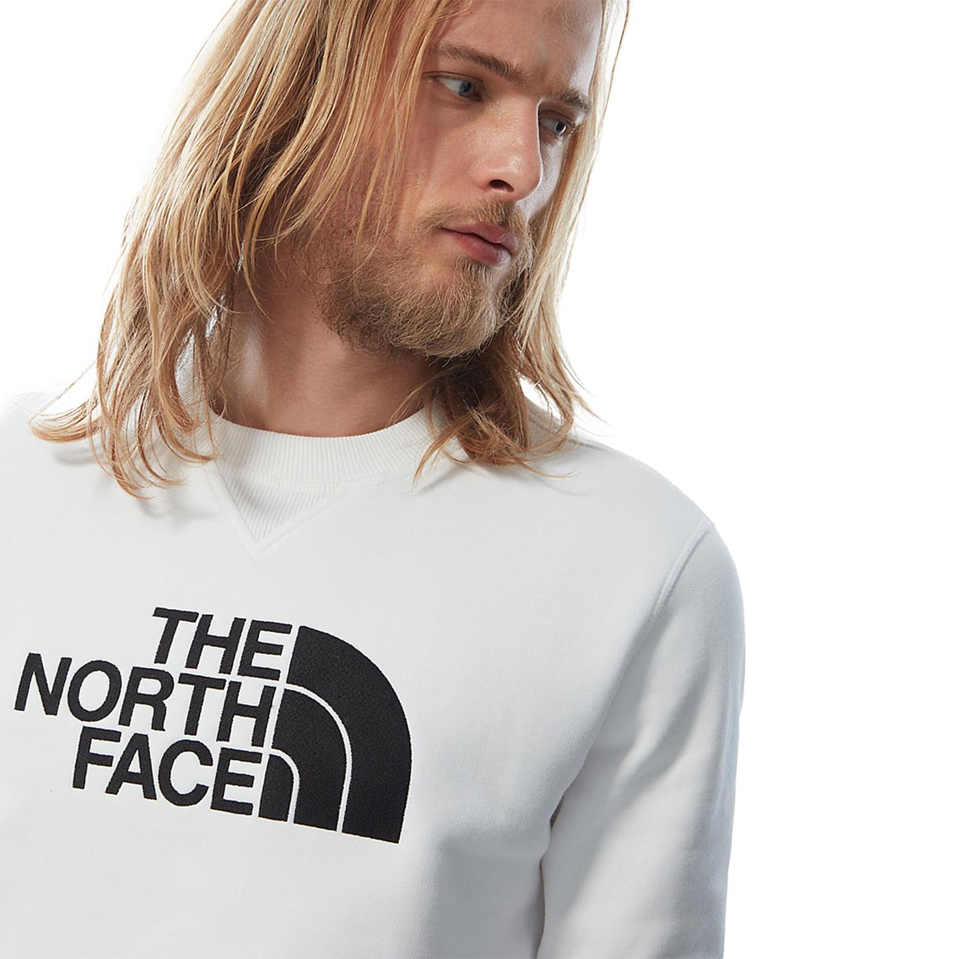 The North Face Drew Peak Crew Sweat TNF White/TNF Black - NF0A4SVRLA91