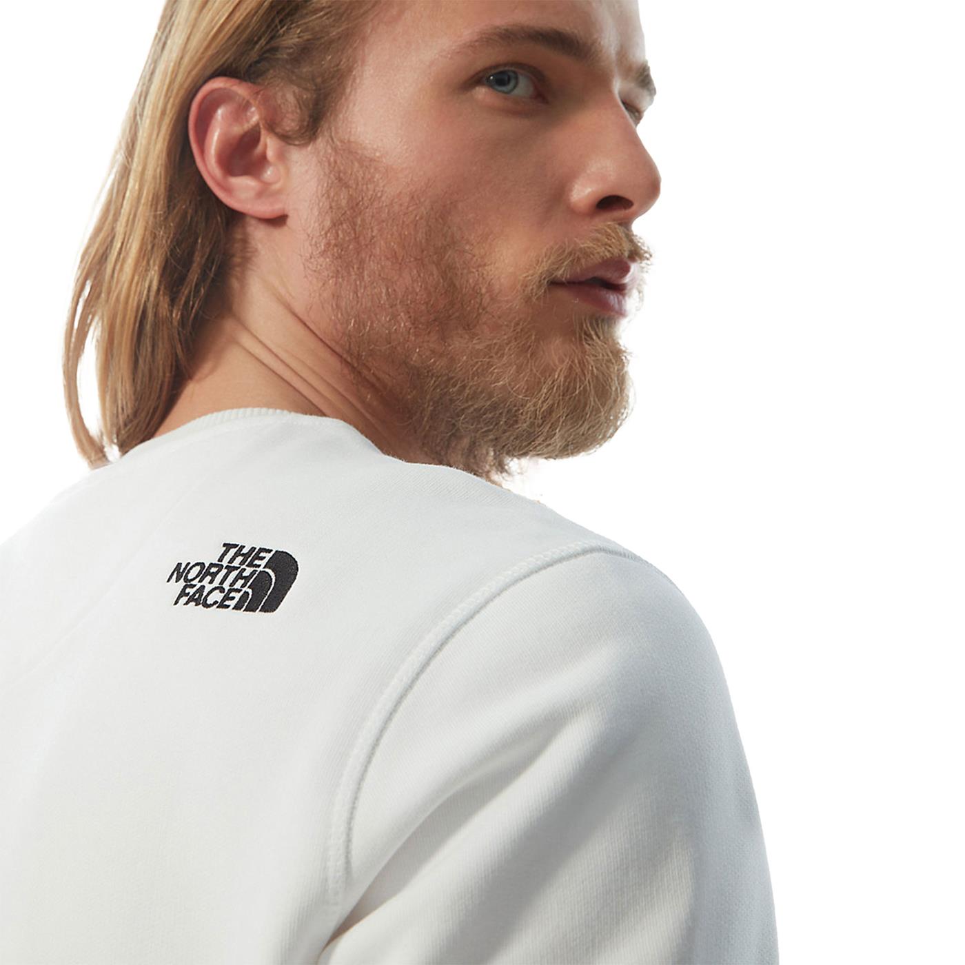 The North Face Drew Peak Crew Sweat TNF White/TNF Black - NF0A4SVRLA91