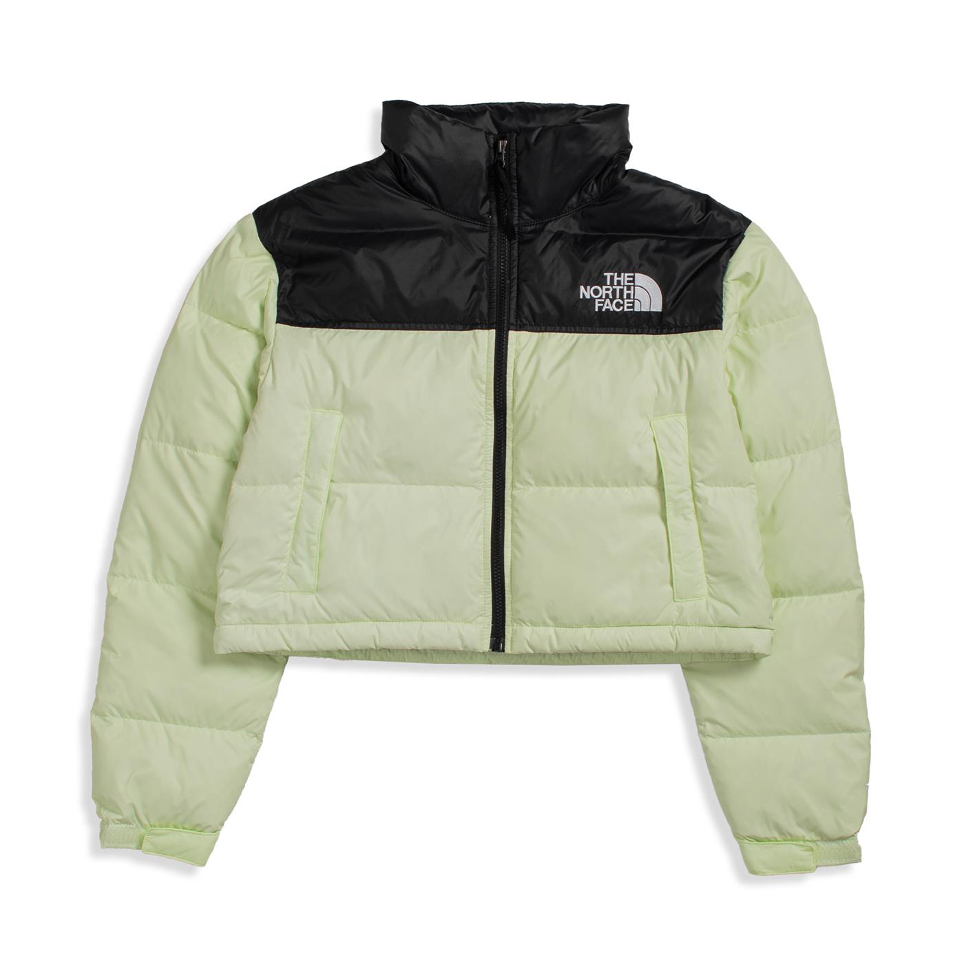 The North Face W Nuptse Short Jacket Lime Cream - NF0A5GGEN131