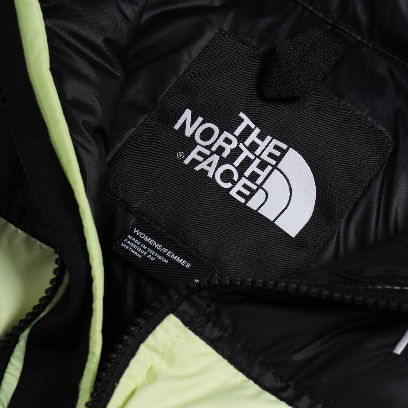The North Face W Nuptse Short Jacket Lime Cream - NF0A5GGEN131