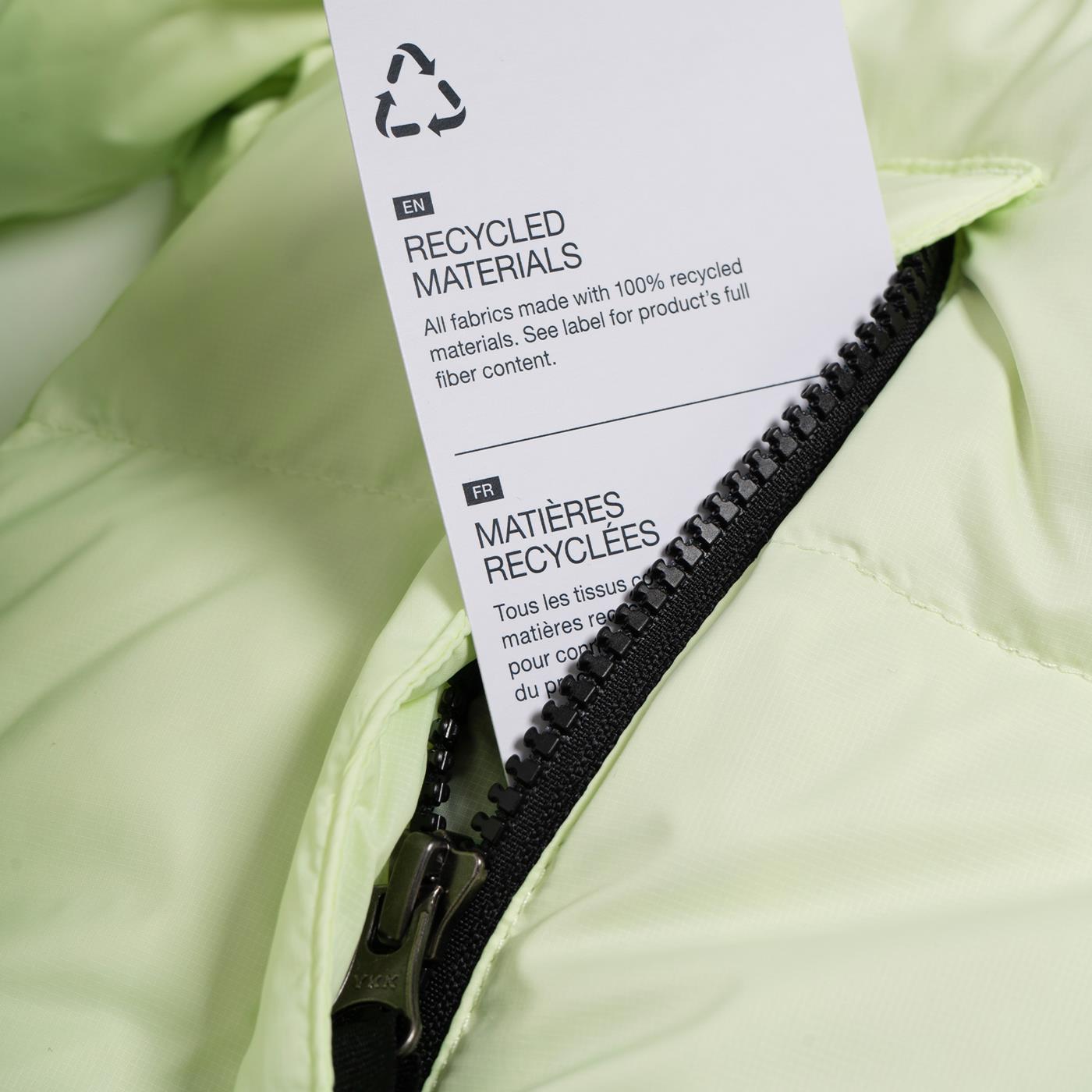The North Face W Nuptse Short Jacket Lime Cream - NF0A5GGEN131