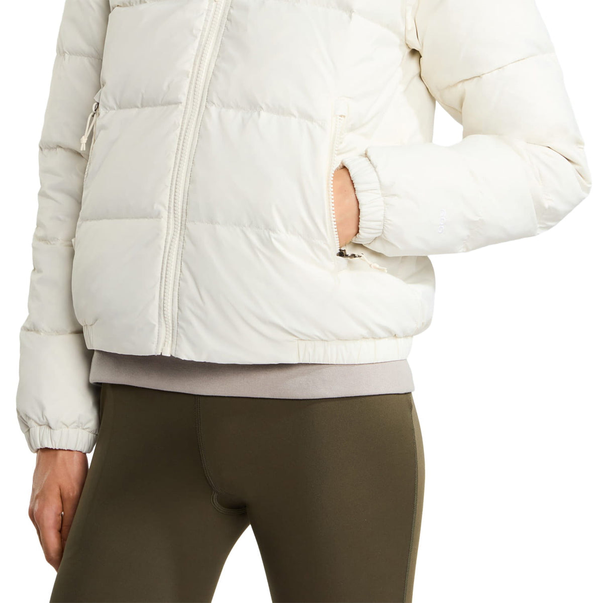 The North Face W Hydrenalite Down Hoodie Jacket White Dune - NF0A5GGGQLI1