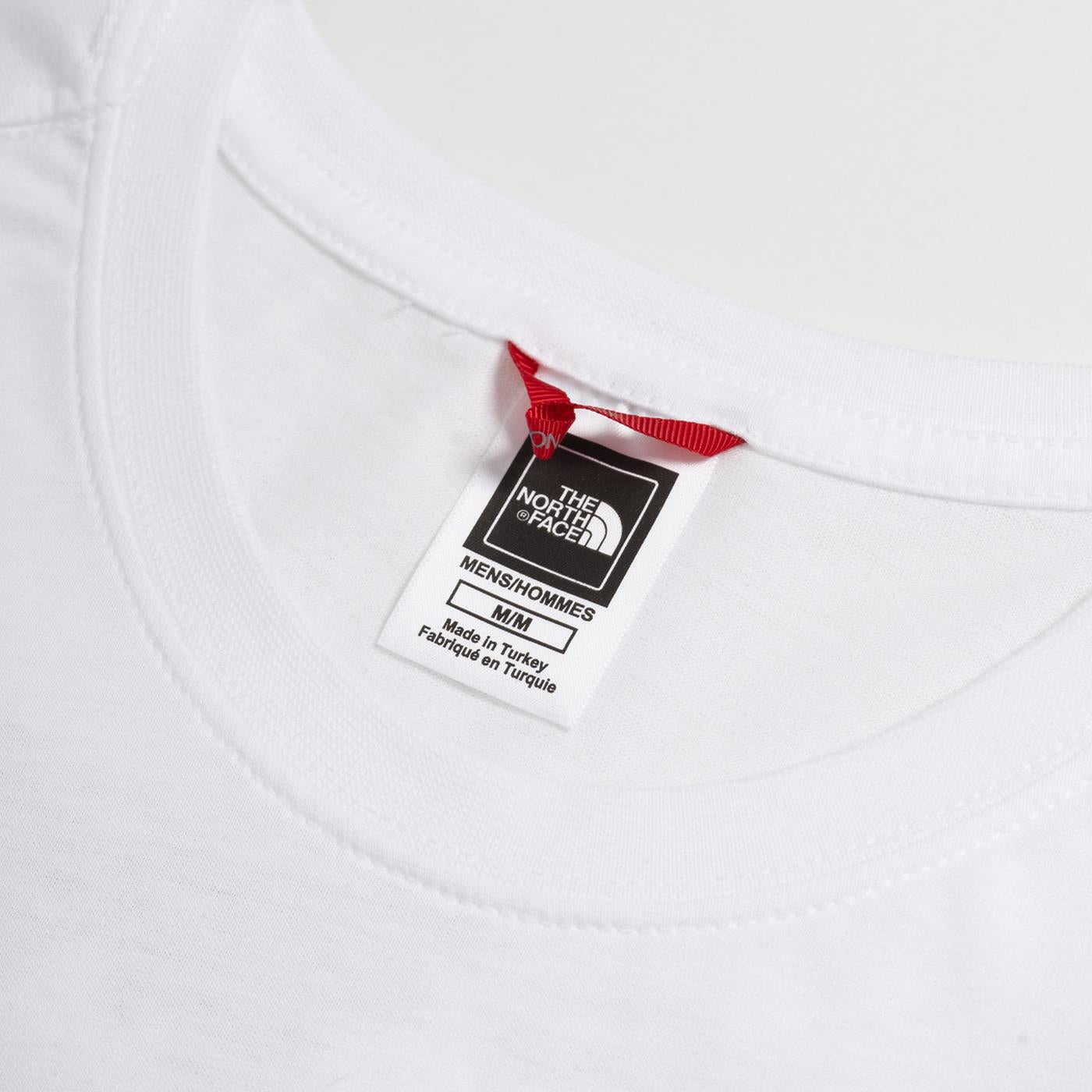The North Face Simple S/S Redbox Celebration Tee TNF White - NF0A7X1KFN41