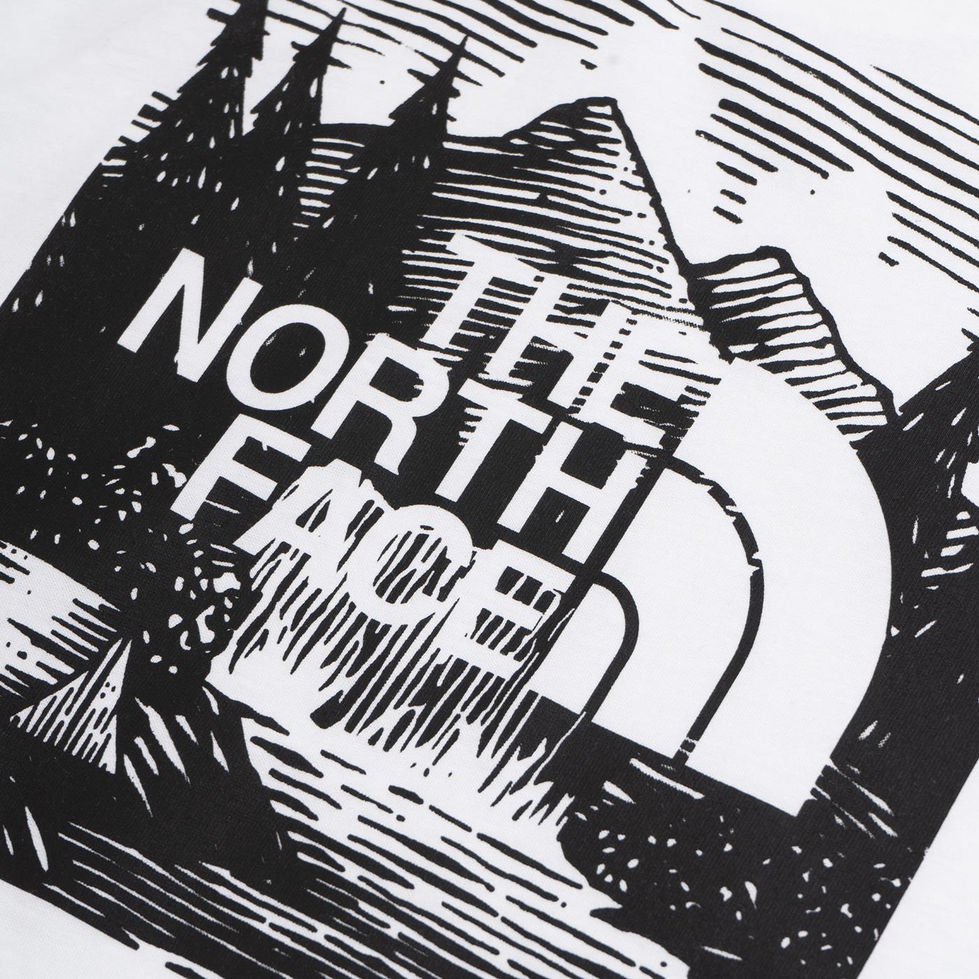 The North Face Simple S/S Redbox Celebration Tee TNF White - NF0A7X1KFN41