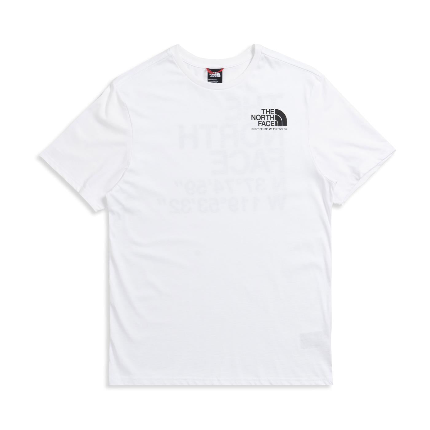 The North Face Coordinates Tee S/S TNF White/TNF Black - NF0A8542FN41