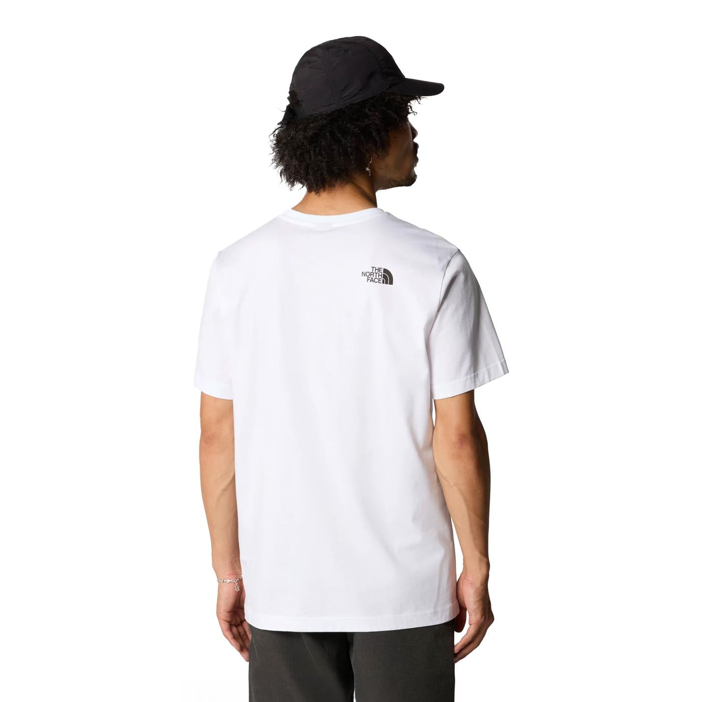 The North Face S/S Easy Tee TNF White/TNF Black Beta Flash - NF0A87N5YPO1
