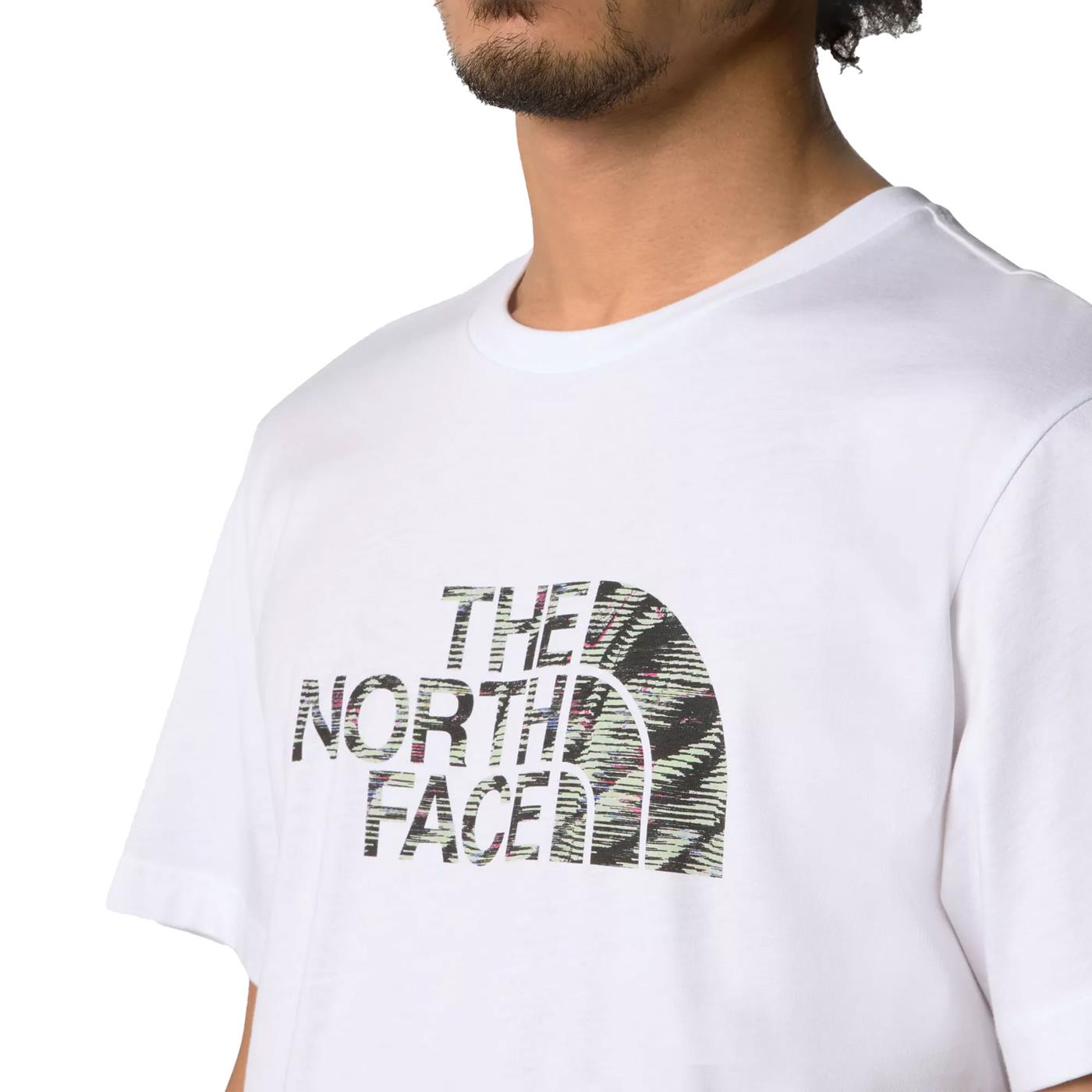 The North Face S/S Easy Tee TNF White/TNF Black Beta Flash - NF0A87N5YPO1