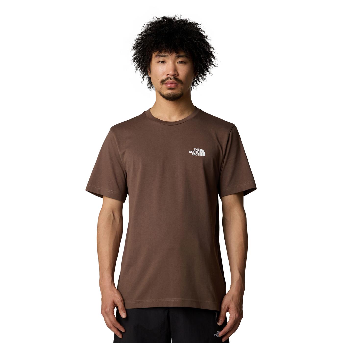 The North Face S/S Simple Dome Tee Smokey Brown  - NF0A87NG1OI1