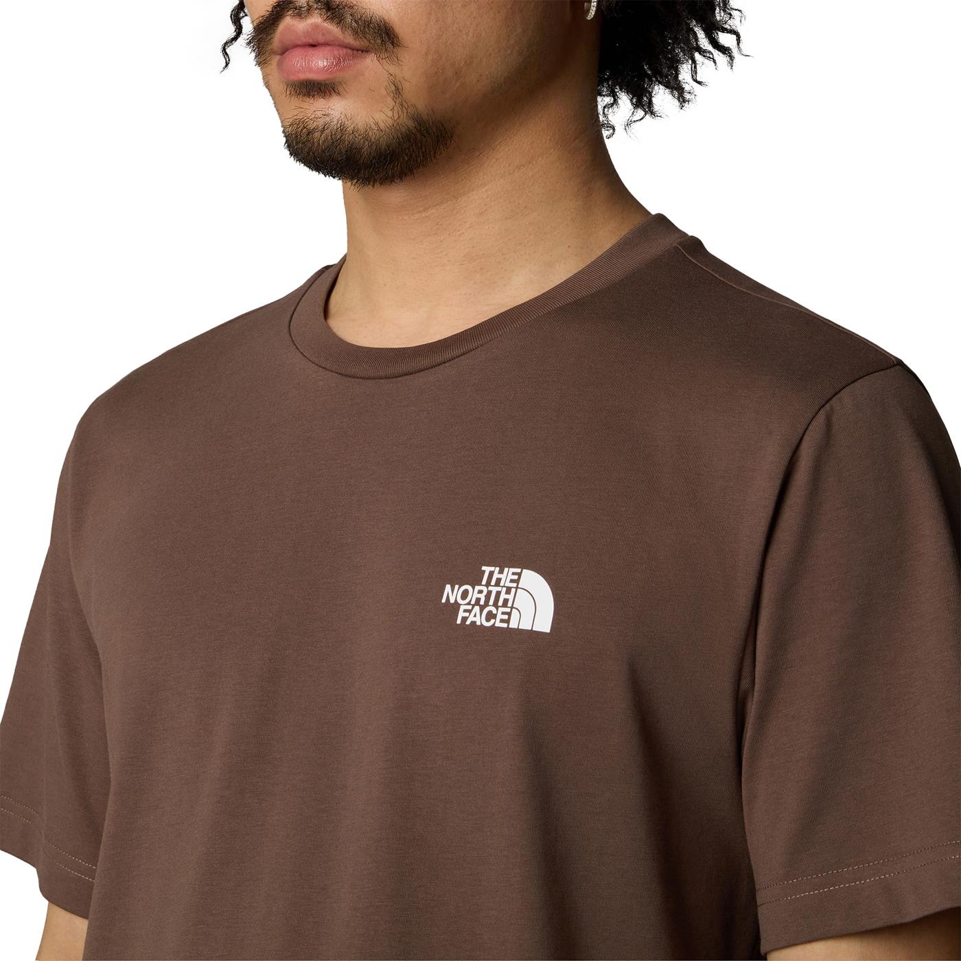The North Face S/S Simple Dome Tee Smokey Brown  - NF0A87NG1OI1