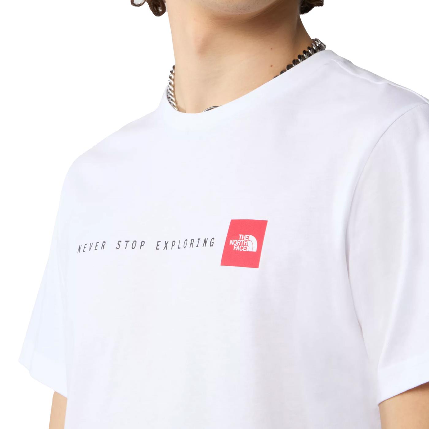 The North Face S/S Never Stop Exploring Tee TNF White - NF0A87NSFN41