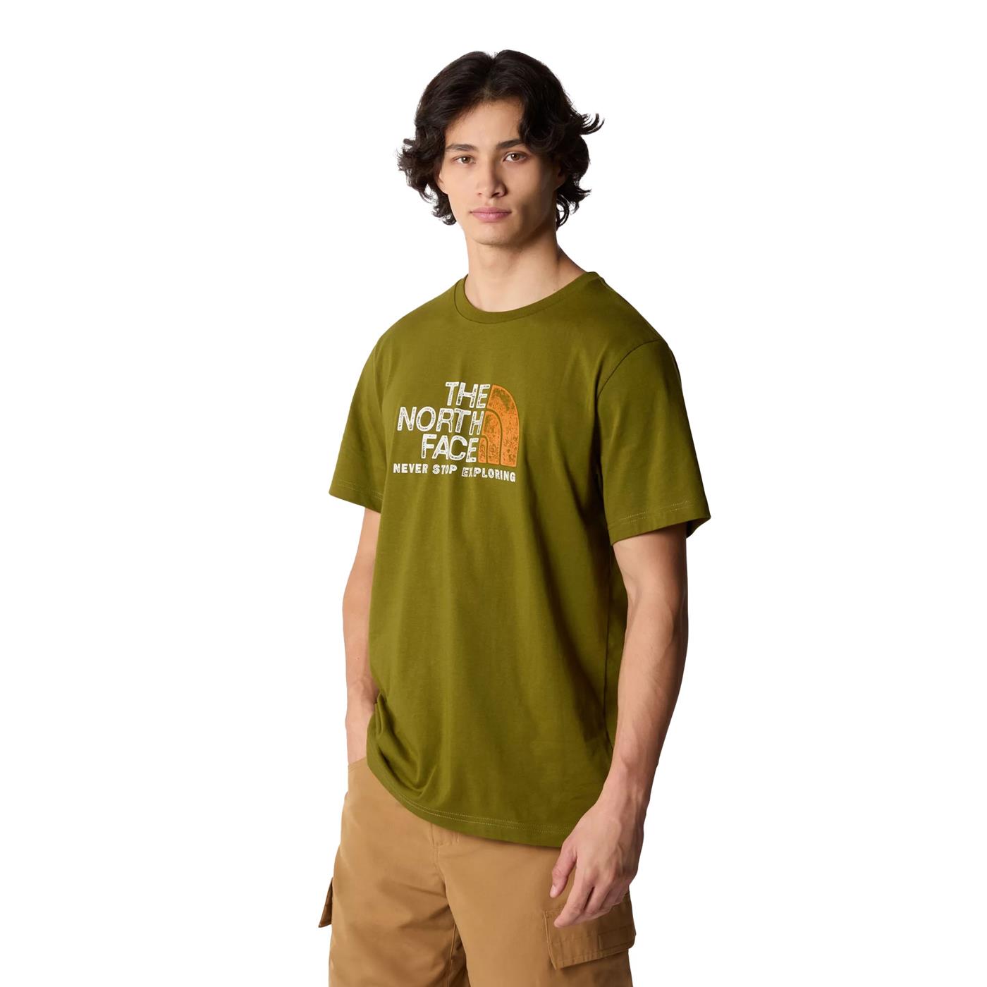The North Face S/S Rust 2 Tee Forest Olive - NF0A87NWPIB1