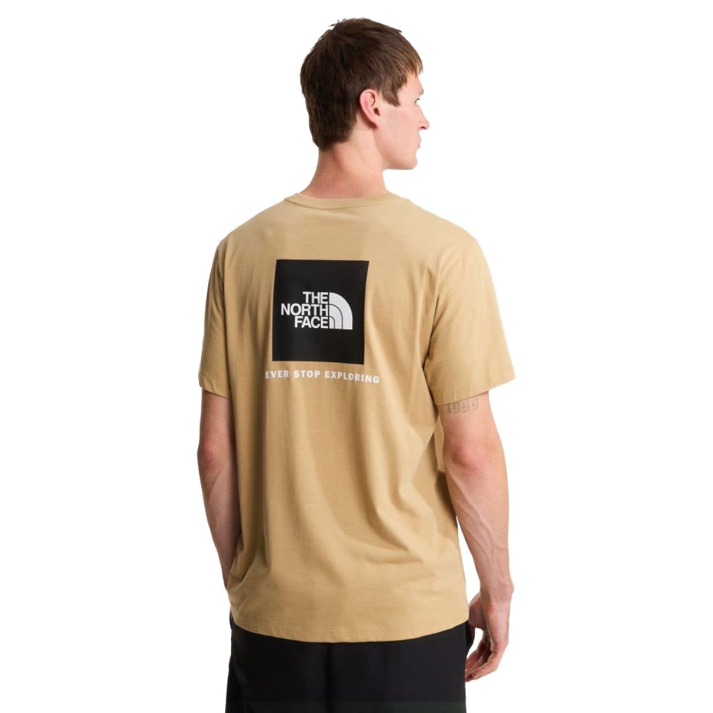 The North Face Evolution Box NSE Regular SS Tee Khaki Stone - NF0A8B6KLK51