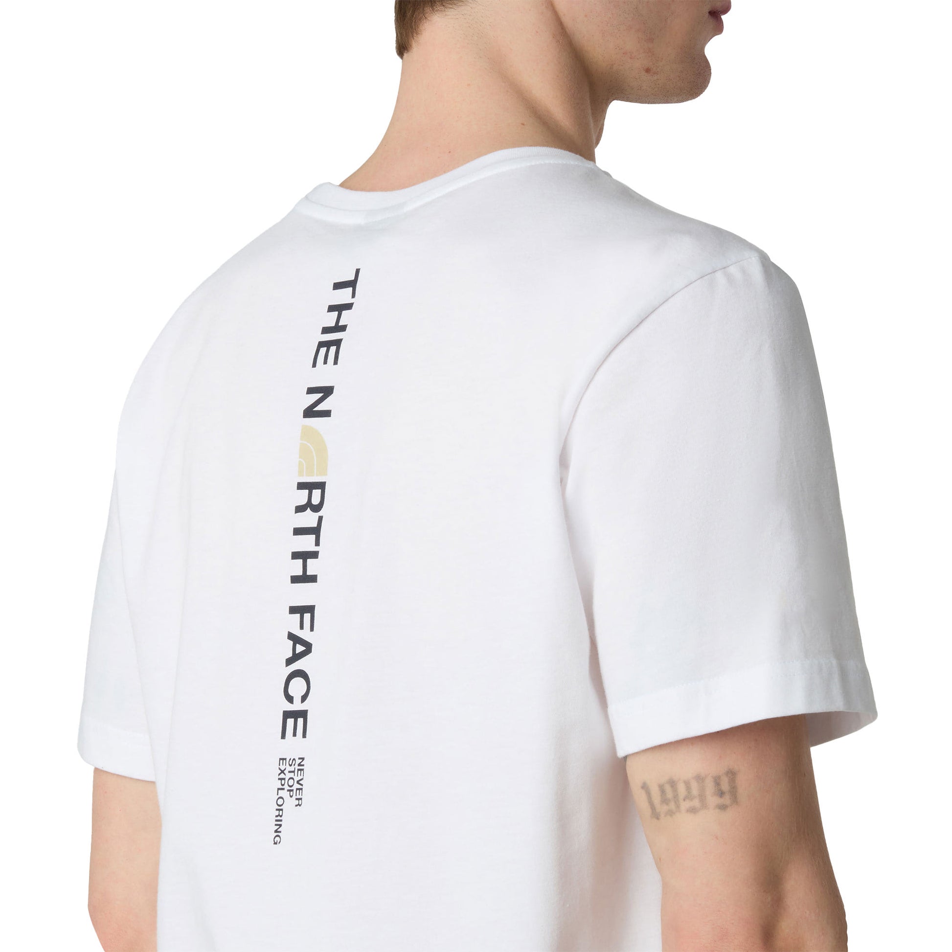 The North Face Vertical Logo SS Tee TNF White  - NF0A8EE7FN41