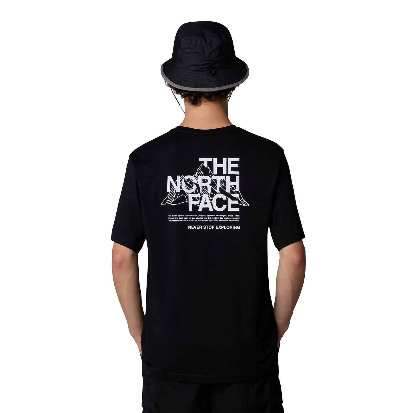 The North Face Mountain Sketch SS Tee TNF Black - NF0A8EE8JK31