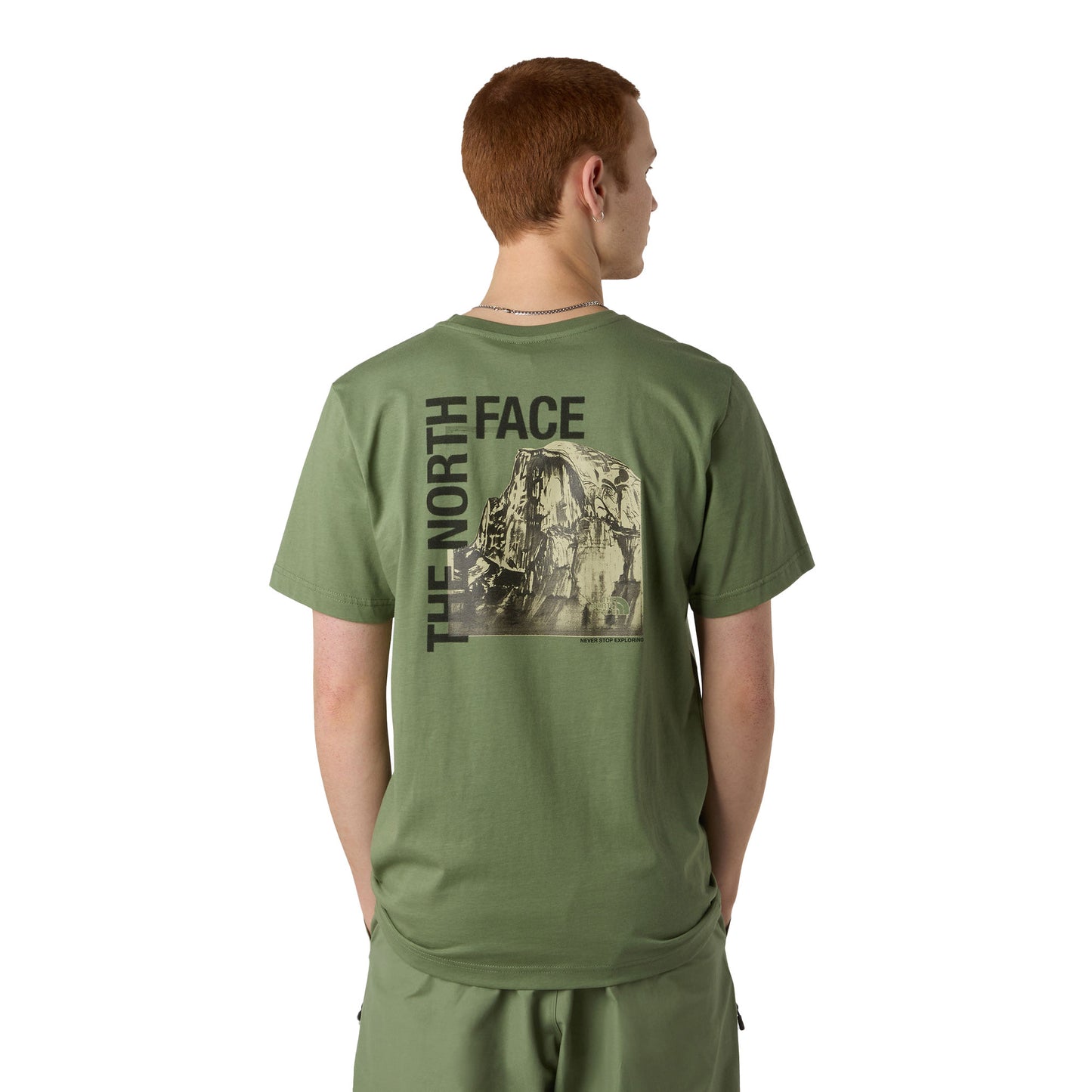 The North Face Half Dome Photo SS Tee Bark Mist - NF0A8EE9BO91