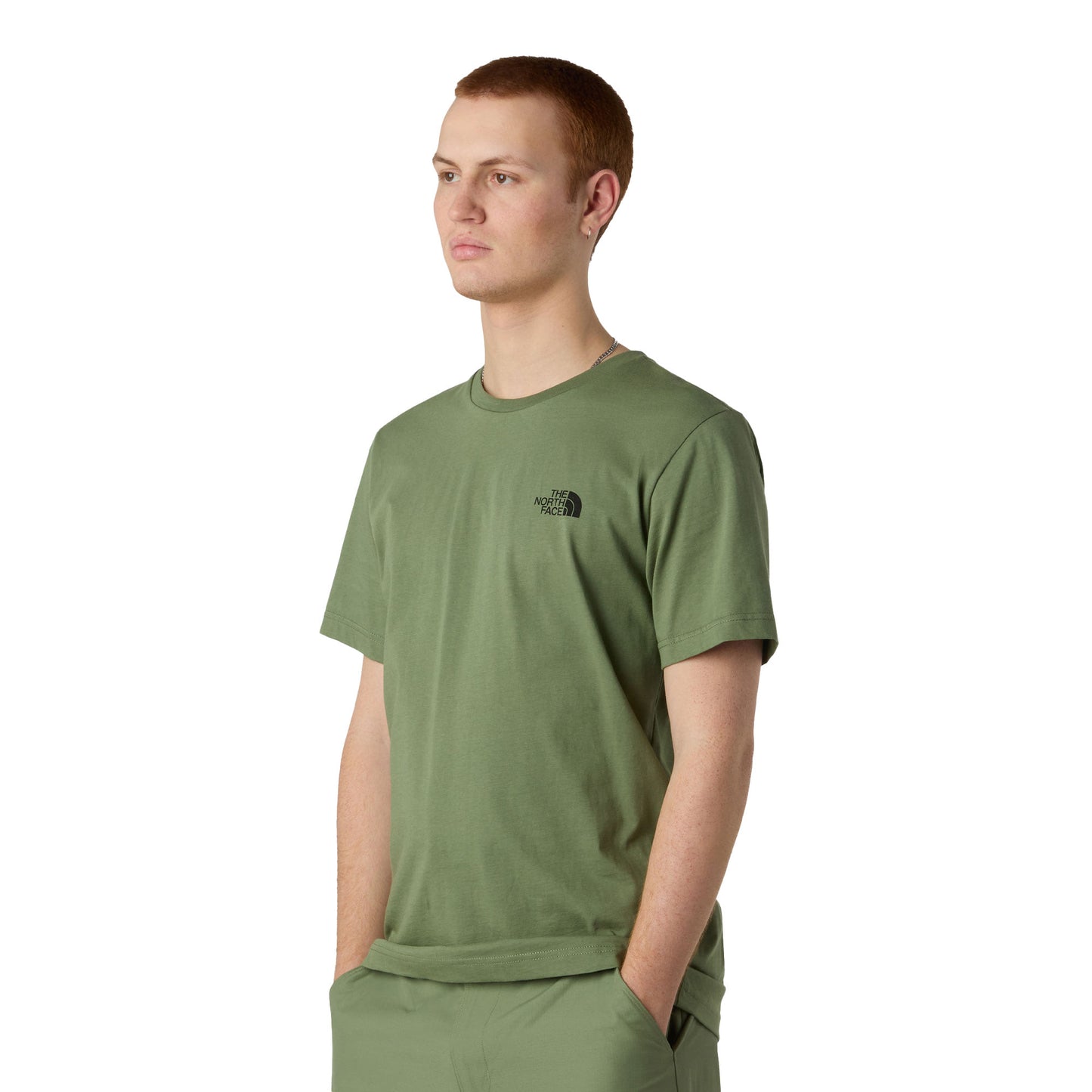 The North Face Half Dome Photo SS Tee Bark Mist - NF0A8EE9BO91