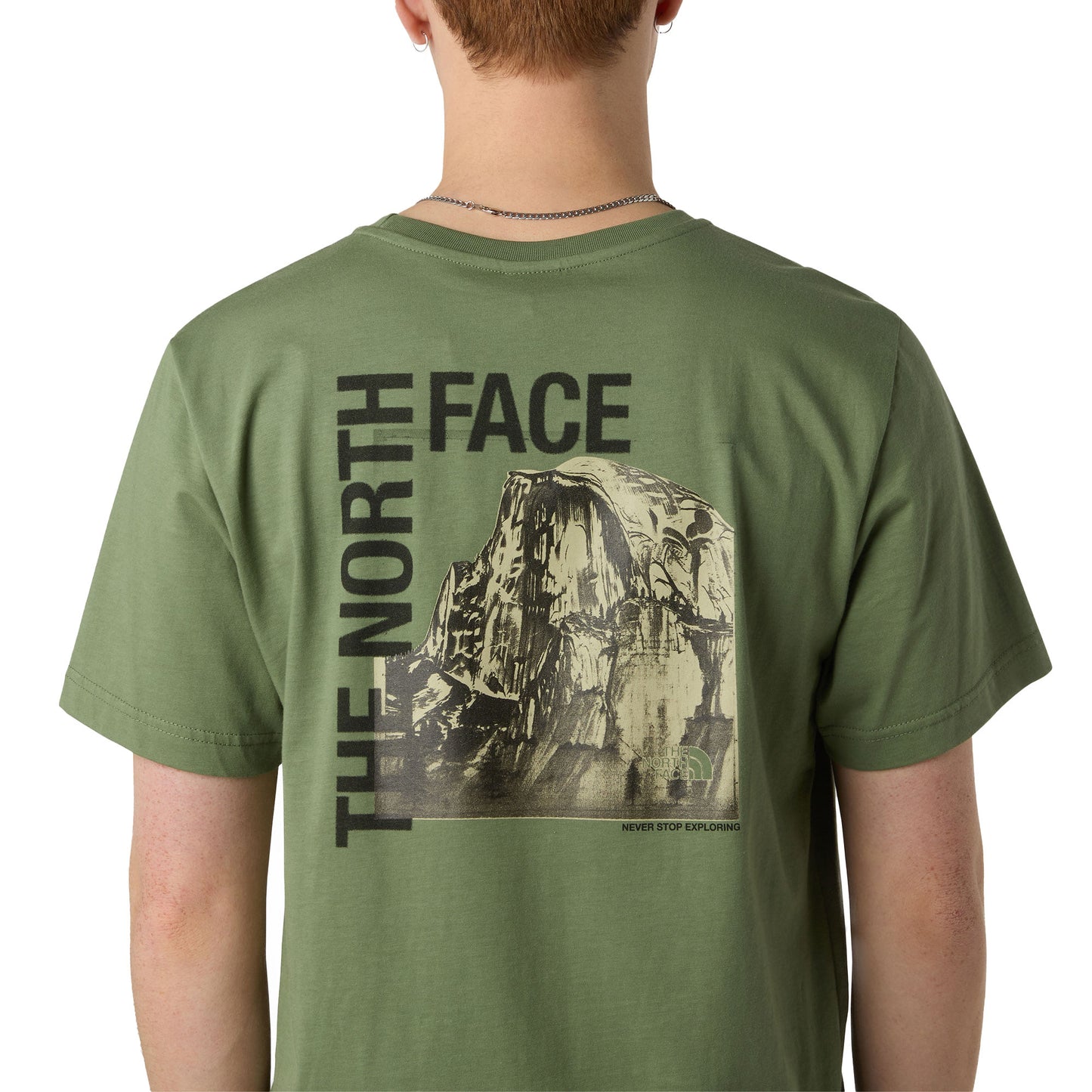 The North Face Half Dome Photo SS Tee Bark Mist - NF0A8EE9BO91