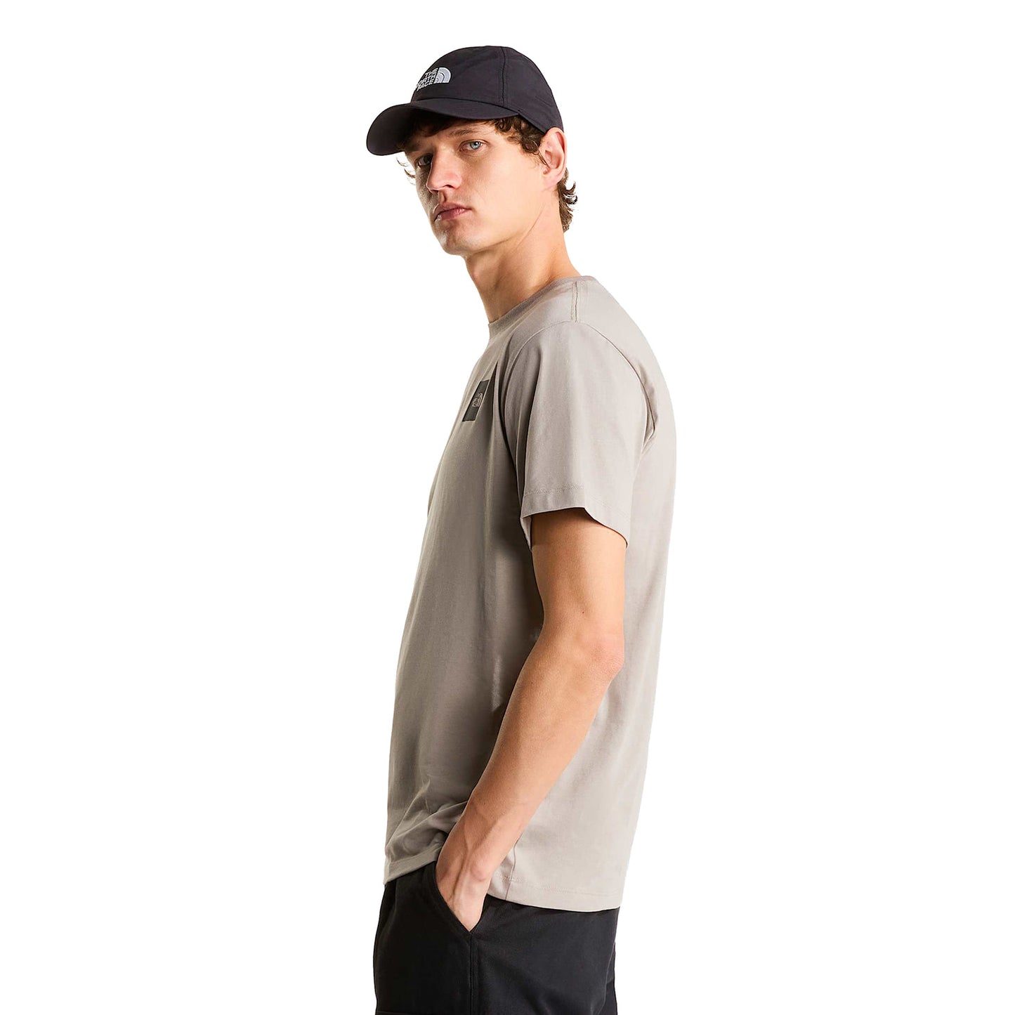 The North Face Evolution Box Half Dome Reg SS Tee Stone Slab - NF0A8G9C2MB1